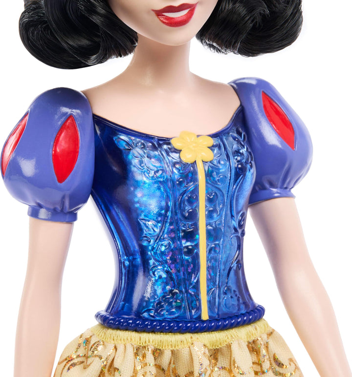 Mattel Disney Princess Snow White Posable Fashion Doll with Sparkling Outfit & Accessories - HLW08