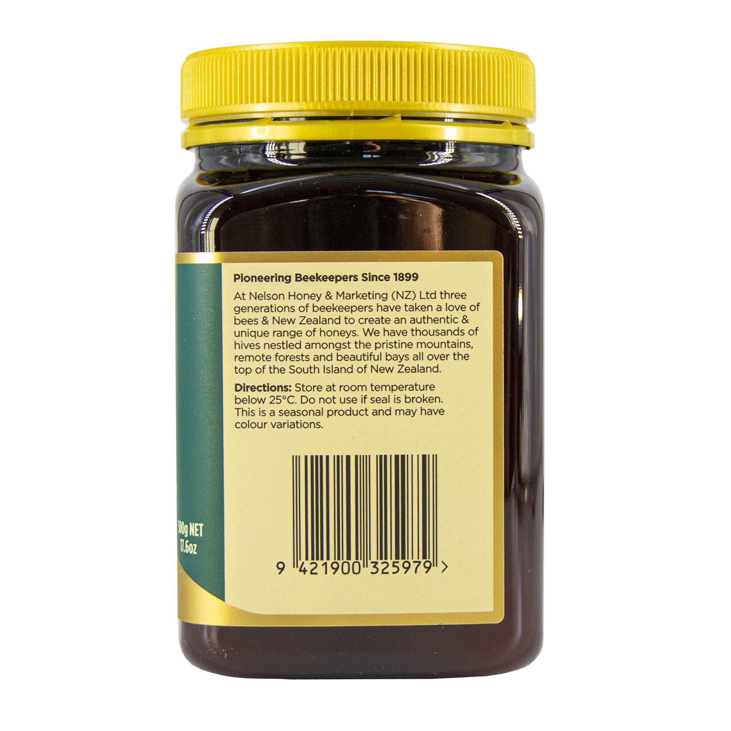 Nelson Honey New Zealand Classic Manuka Honey 30+ MGO | Maintenance Grade | 500 g