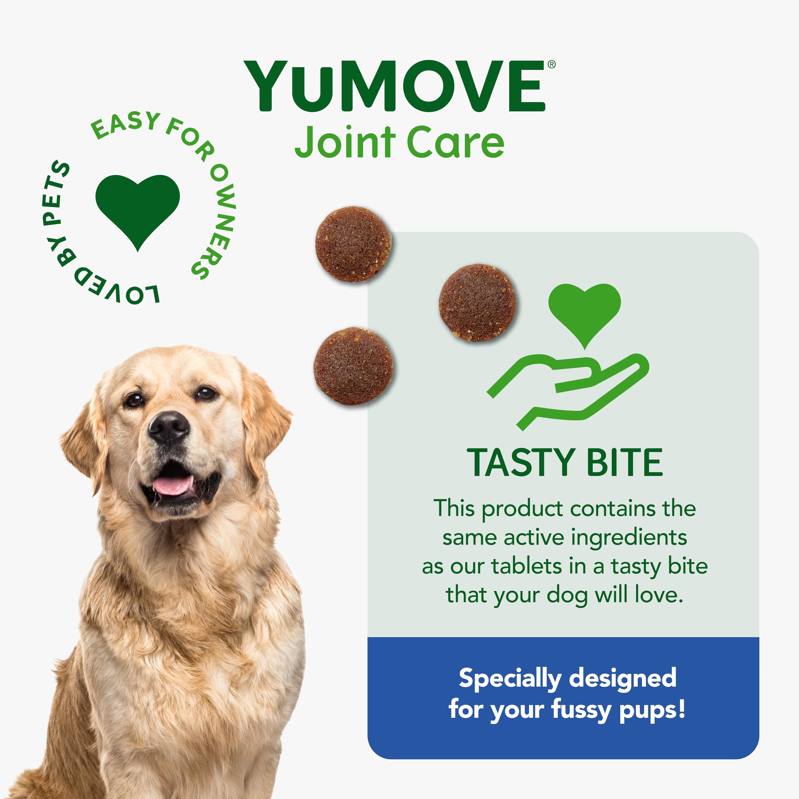YuMOVE Senior Dog Joint Supplement - 60 Chews | Triple Action Support for Mobility 4