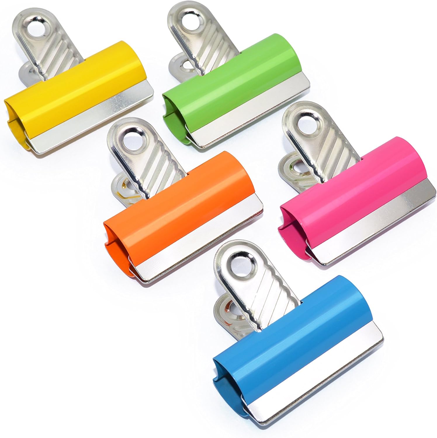 Rapesco RCB30COL 30 mm Letter Clips, Assorted Colours, Pack of 10 1