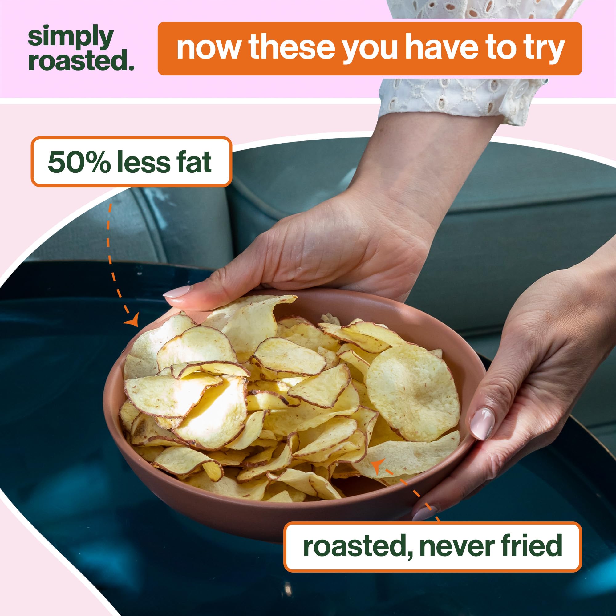 Simply Roasted Ultimate Mixed Crisps Multipack | 24 x 21.5g Impulse Bags | Roasted, Never Fried 3