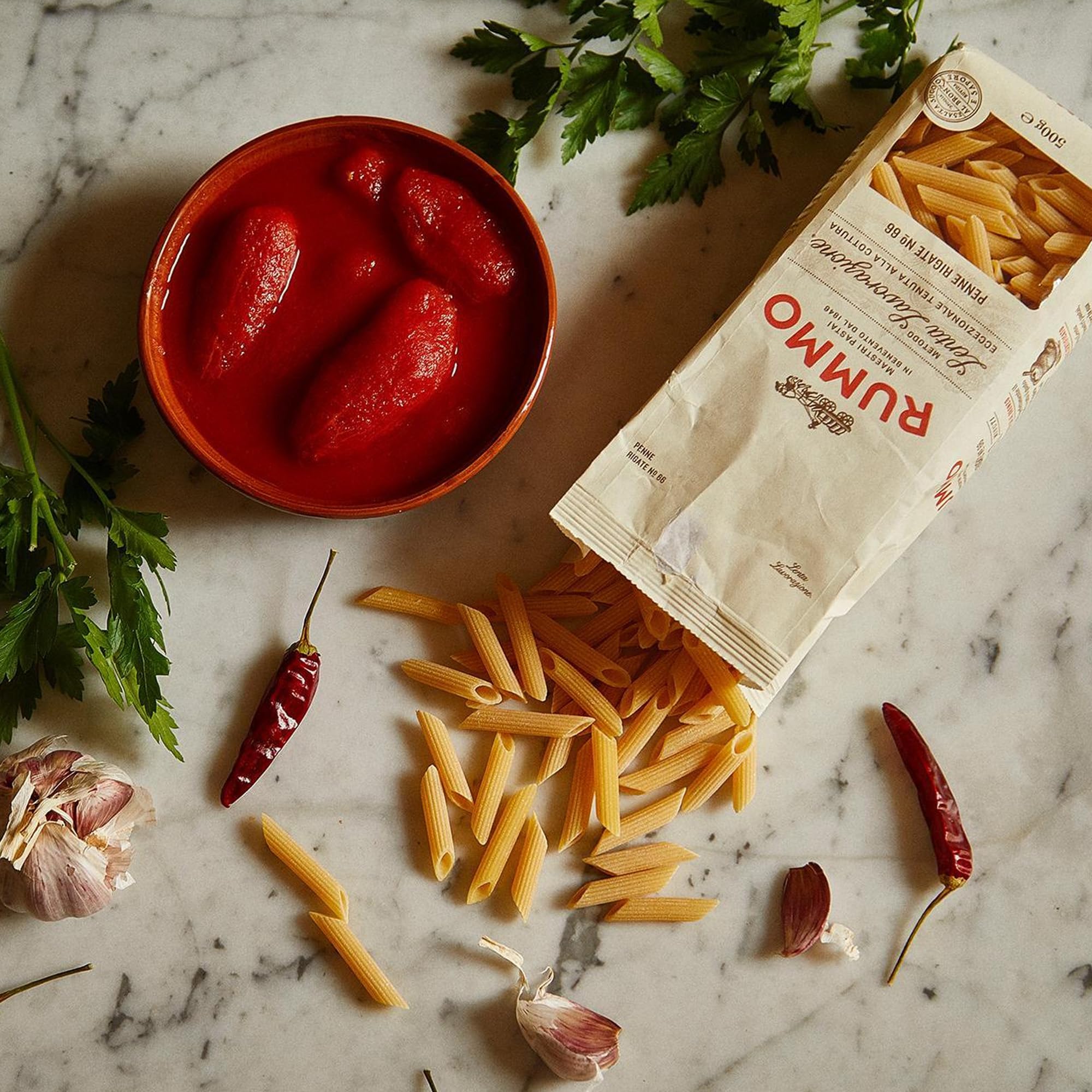 Rummo - Ridged Penne Rigate No.66 Pasta 500g 5