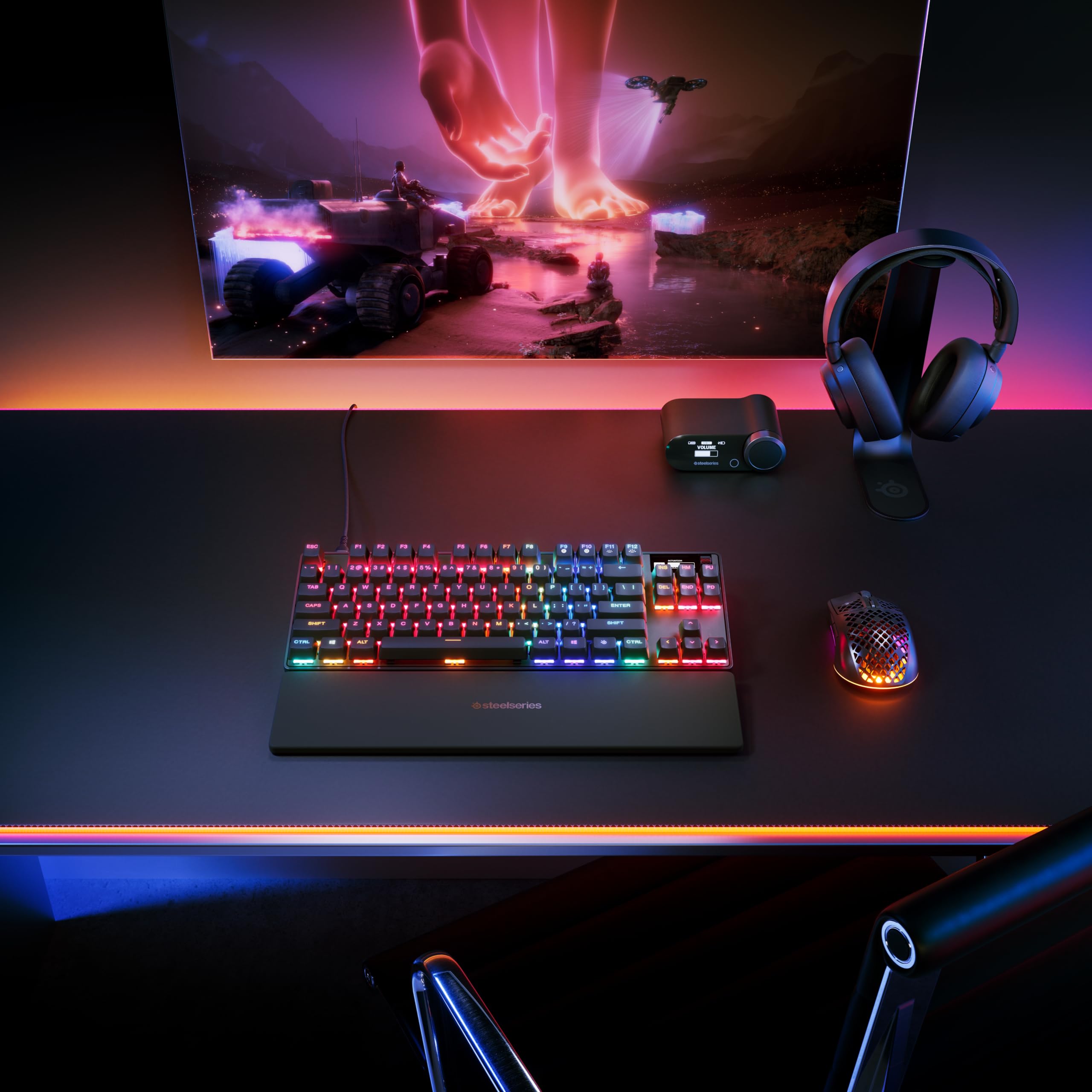 SteelSeries Apex Pro TKL Gen 3 (2025) - HyperMagnetic Gaming Keyboard - Black 9