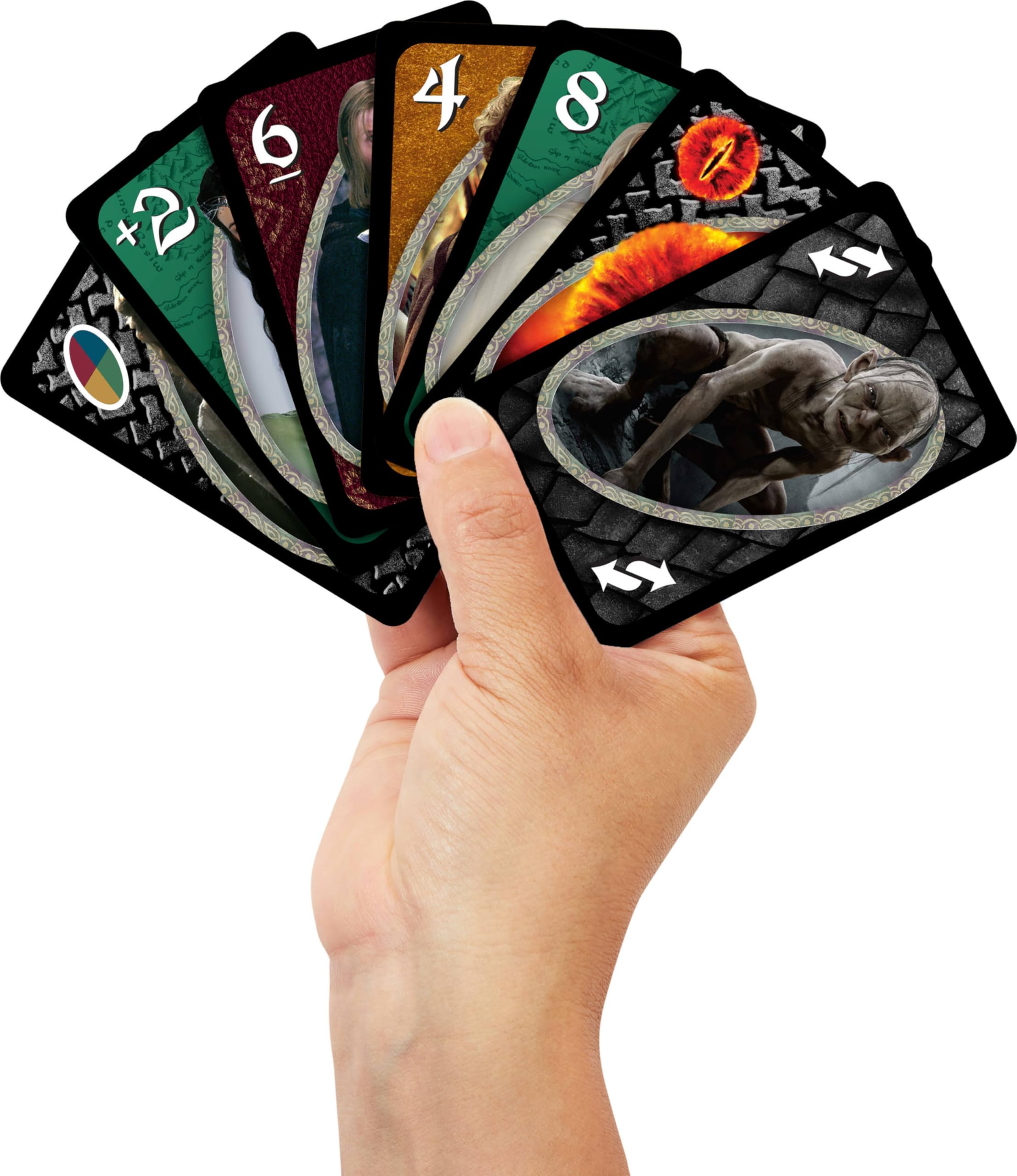 Mattel Games UNO The Lord of The Rings Card Game | 2-10 Players | Ages 7+