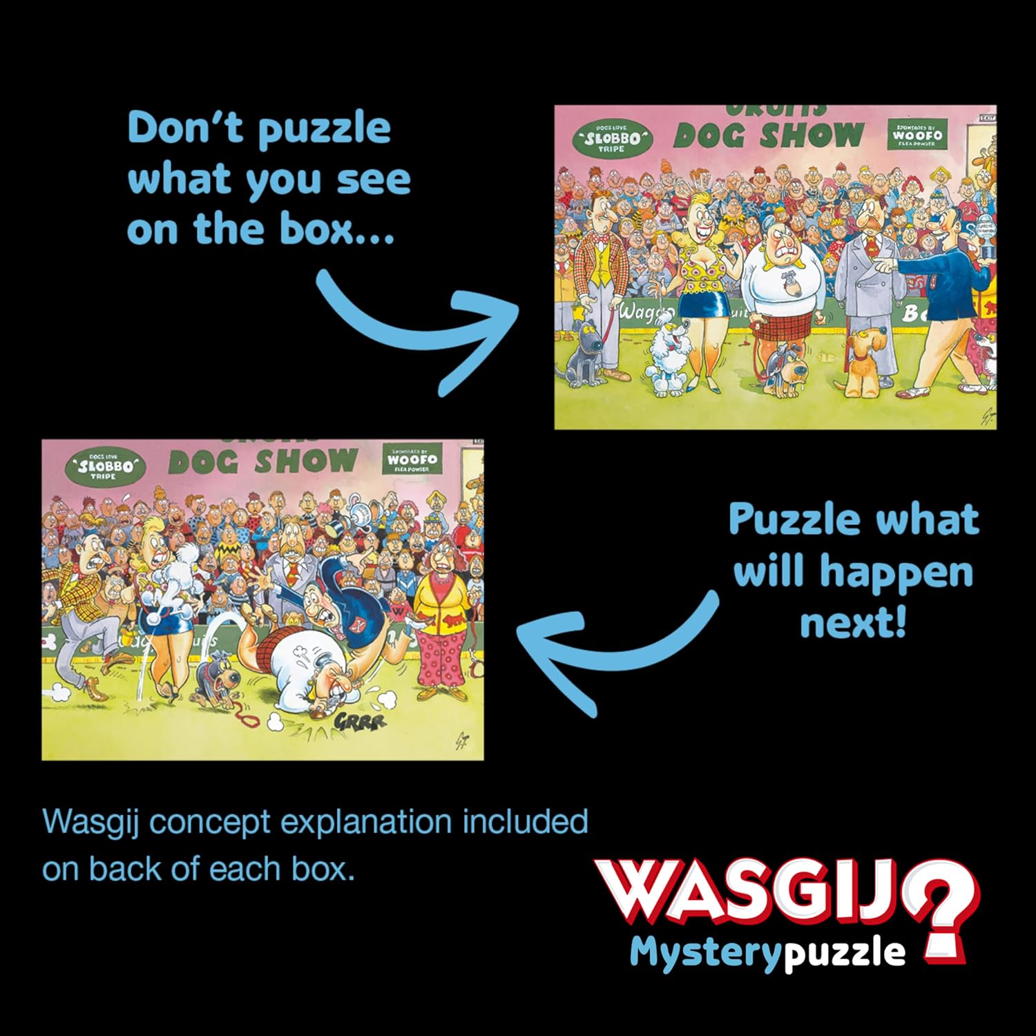Wasgij Retro Mystery 8 - The Final Hurdle 1000-Piece Jigsaw Puzzle