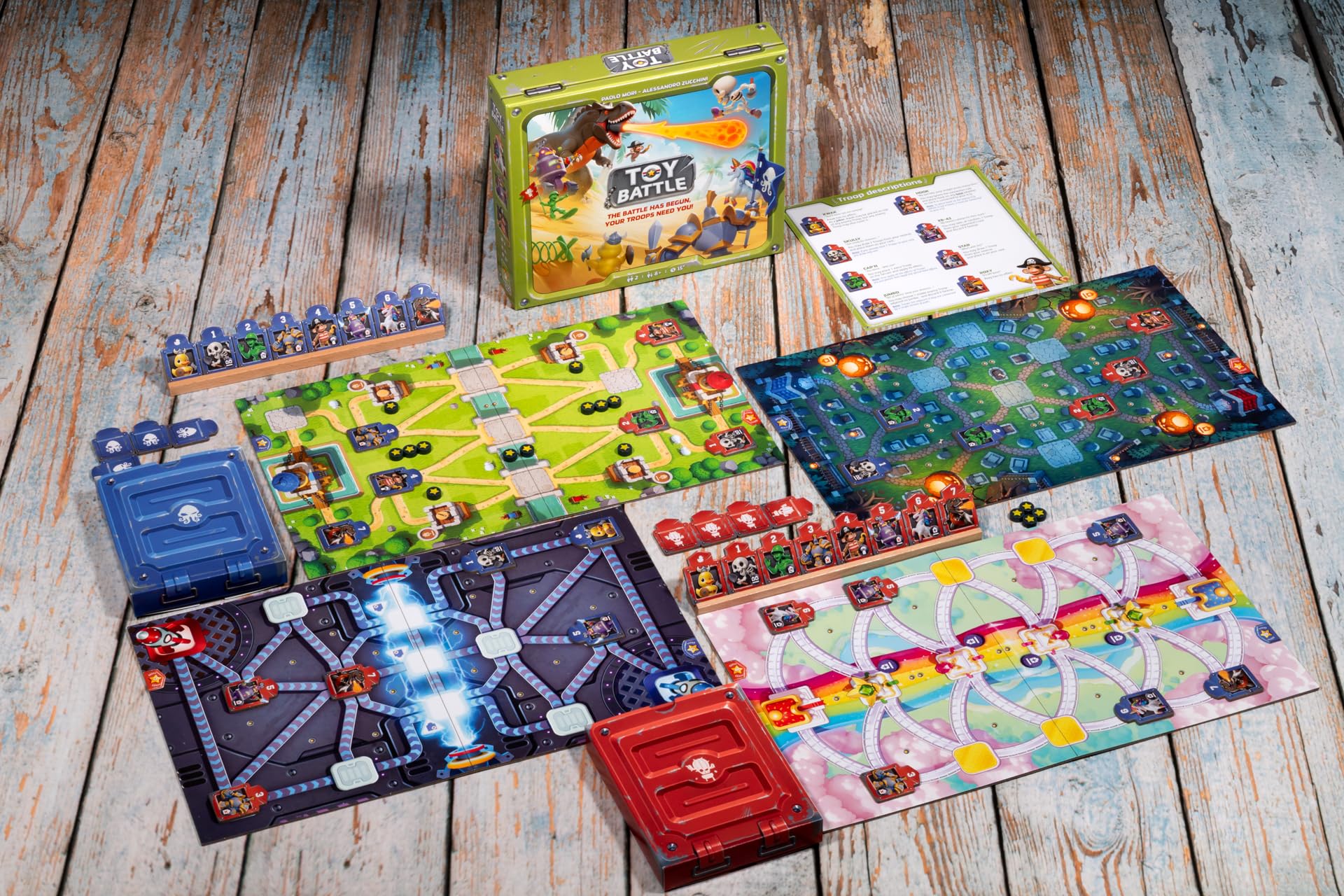 Asmodee Toy Battle Board Game | 2 Players | 15 Min Playtime | Ages 8+