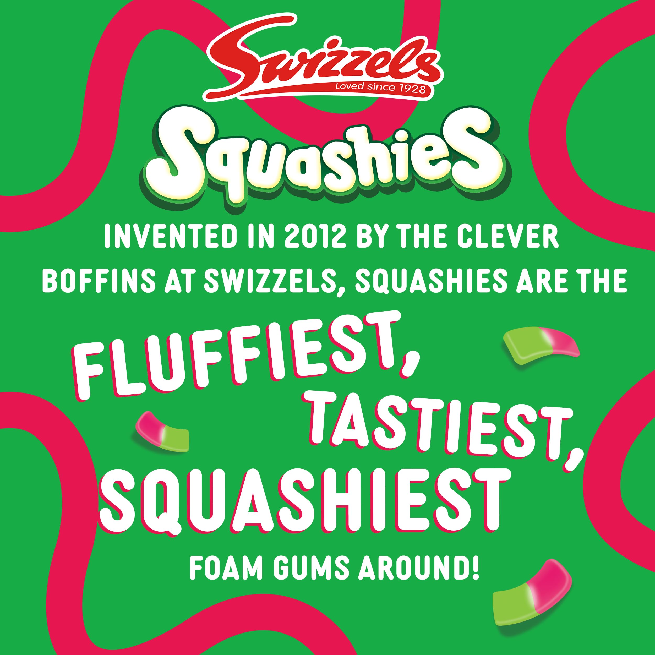 Swizzels Squashies Sweets - Sour Apple and Cherry Flavour Chewy Gummy Candy | 140g Bag 6