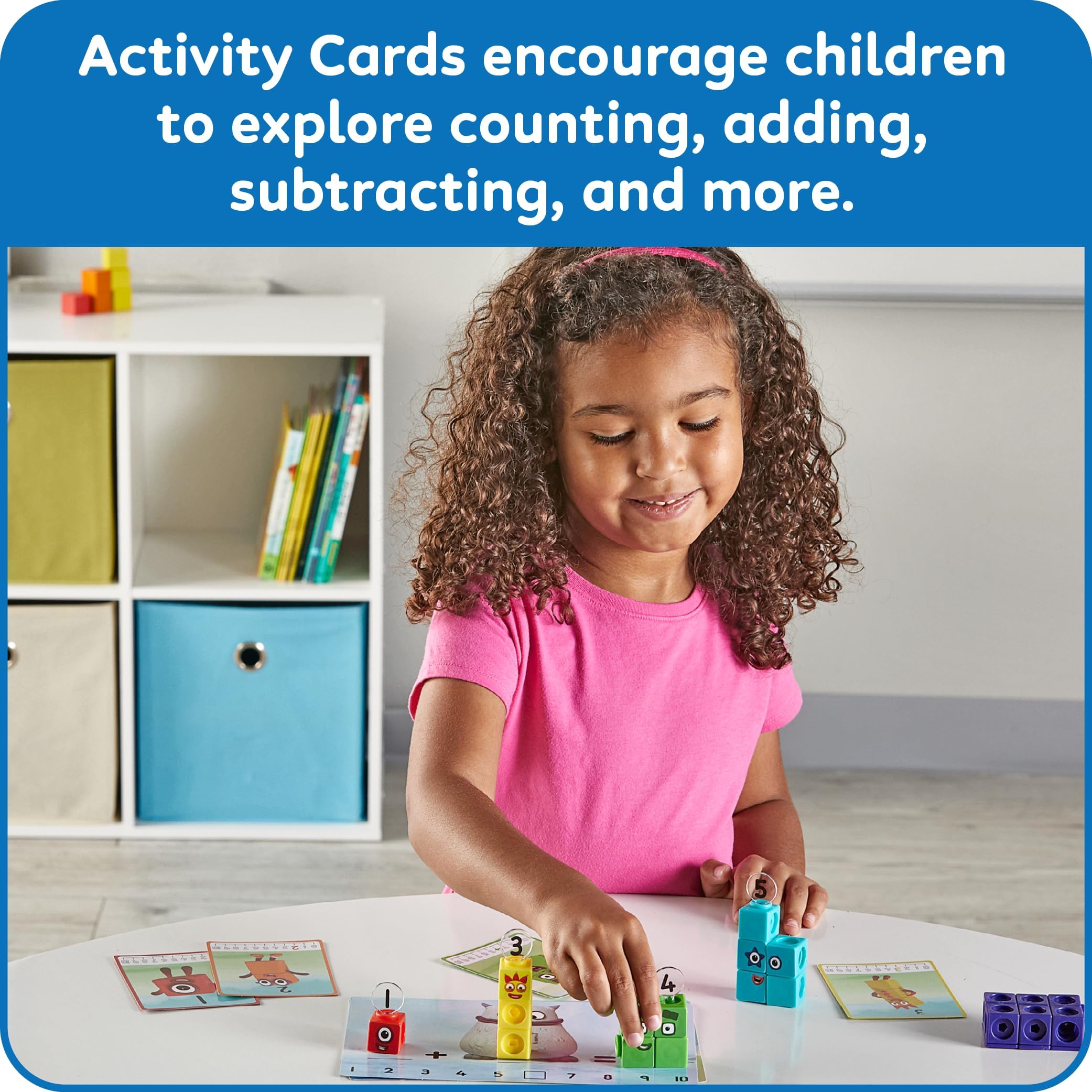 Learning Resources MathLink Cubes Numberblocks 1-10 Activity Set for Early Years Maths | Ages 3+ 3