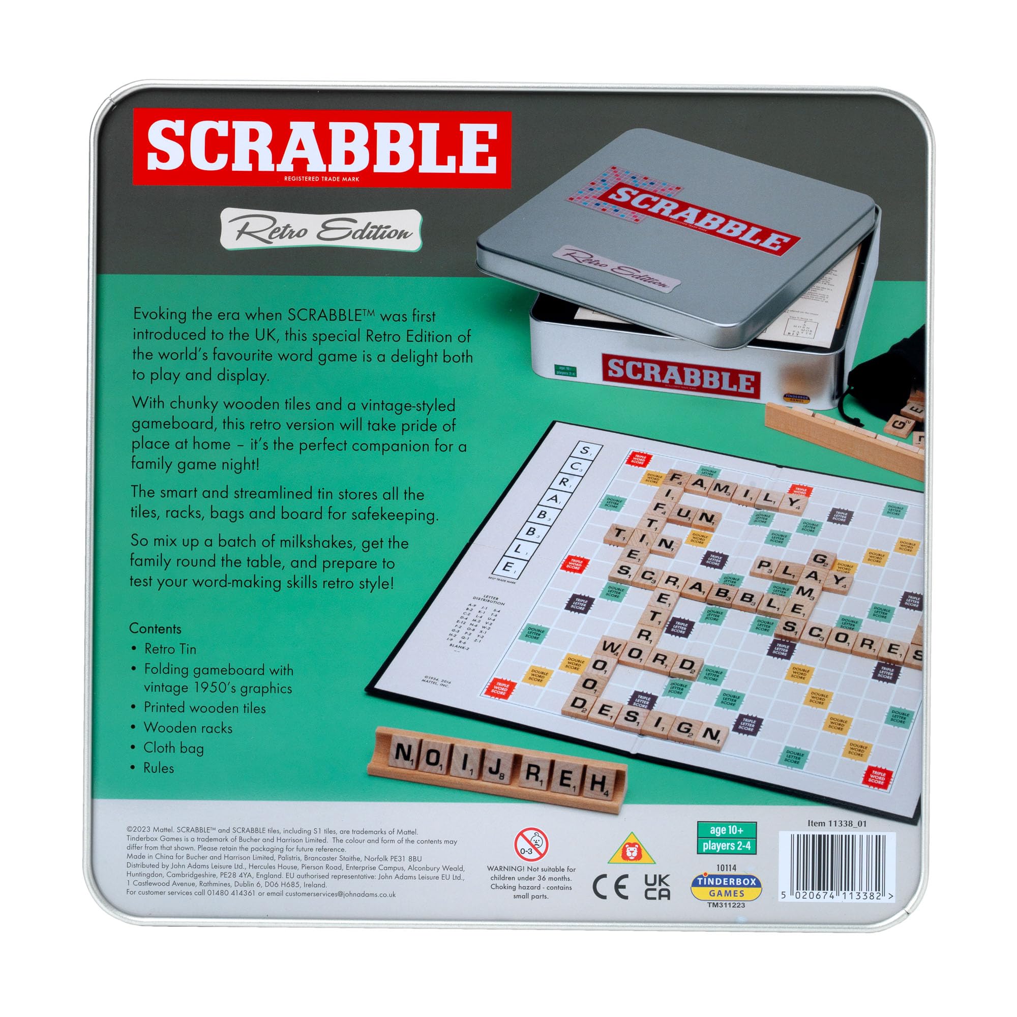 Scrabble Retro Edition Tin 11