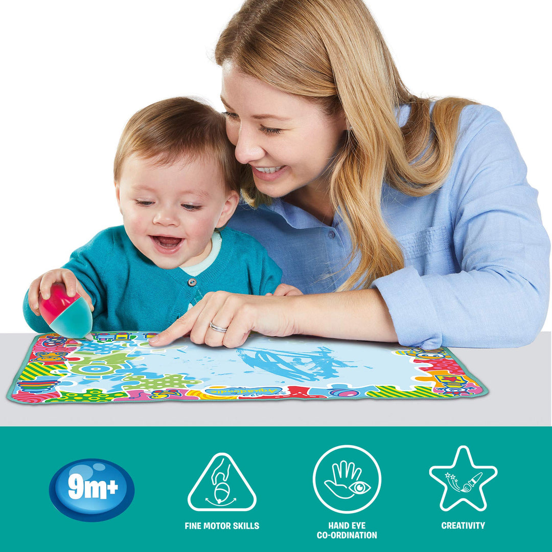 Aquadoodle Baby Water Doodle Mat - Mess Free Drawing Toy for Babies 9 Months+