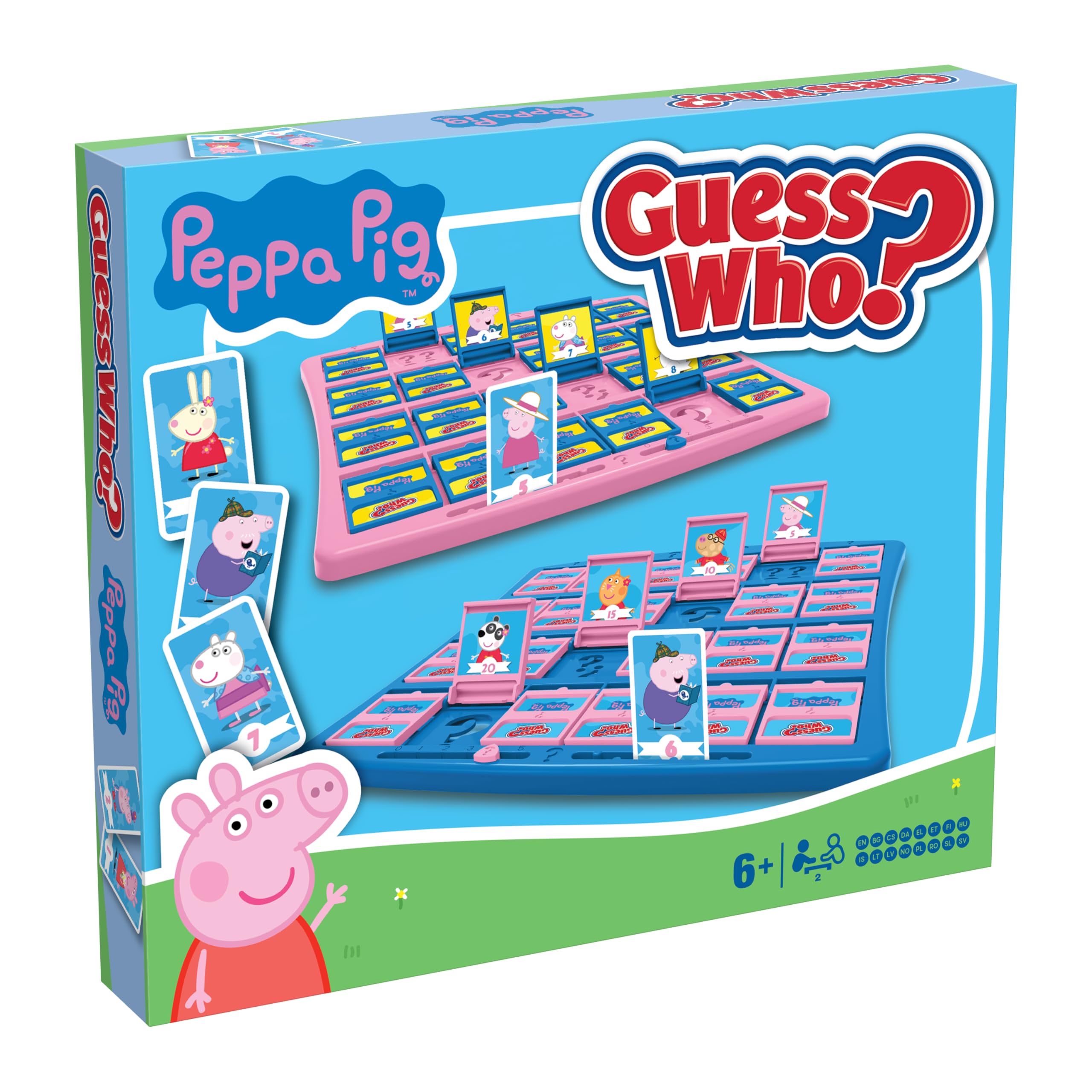 Winning Moves Peppa Pig Guess Who? Board Game | 2 Players | Standard Edition 2