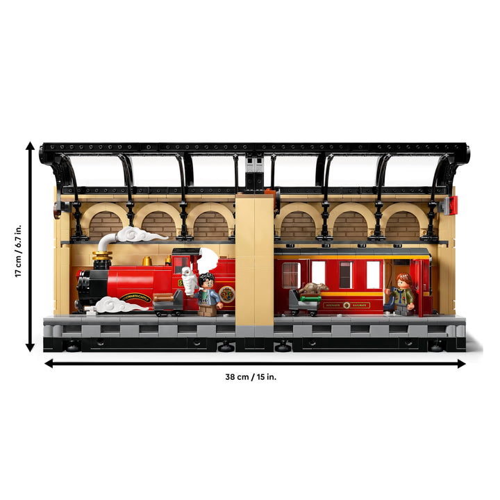 LEGO Harry Potter Book Nook: Hogwarts Express Set with Train Toy & 4 Minifigures - 10+