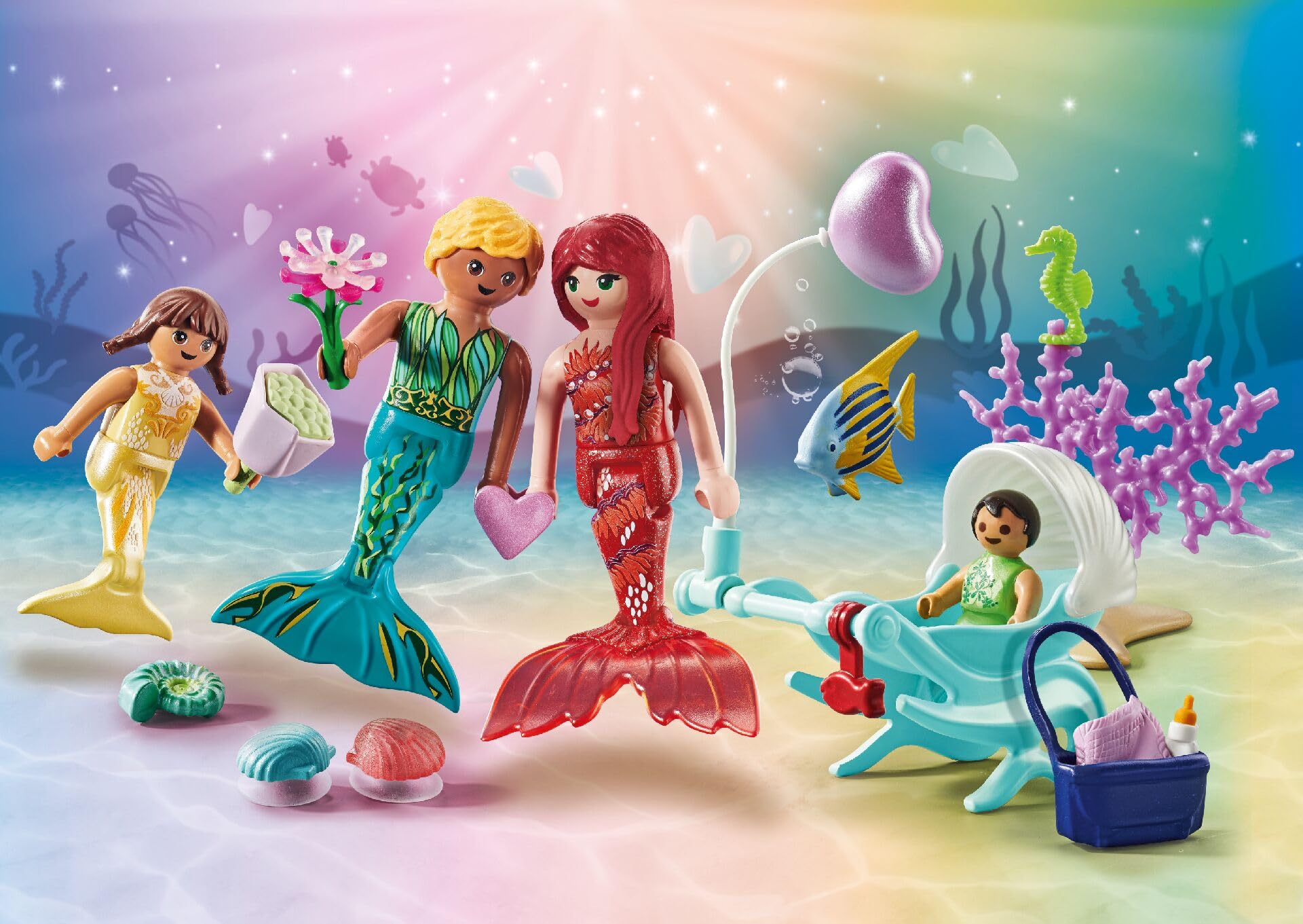 Playmobil Mermaids Family Starter Pack - Imaginative Playset for Ages 4+ 5