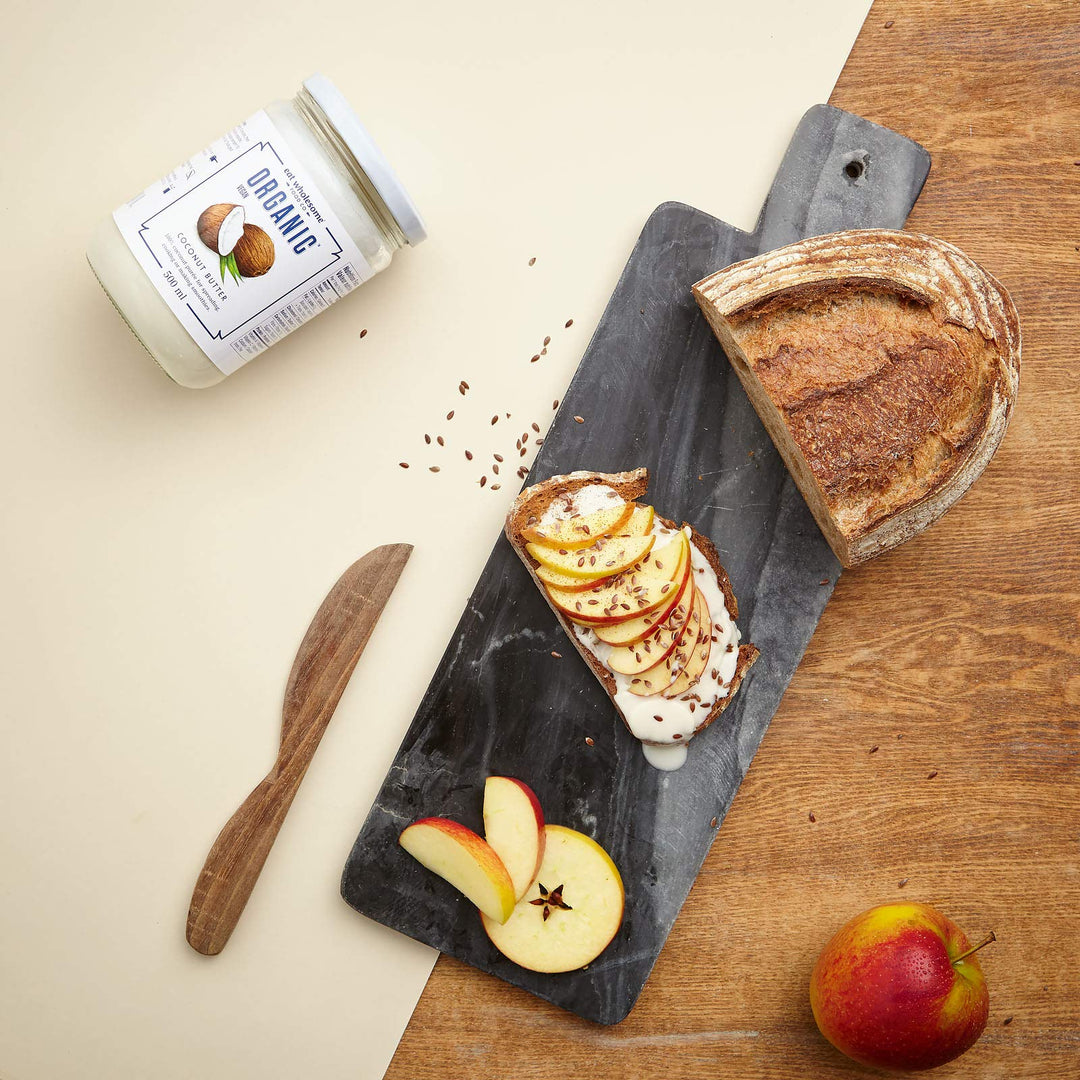 Eat Wholesome Organic Creamed Coconut Butter, 500g - 100% Natural Coconut Purée in Glass Jar