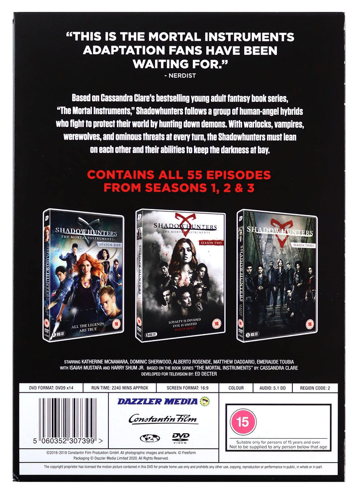 Shadowhunters: The Complete Collection (2016) - Seasons 1, 2 & 3 [DVD]
