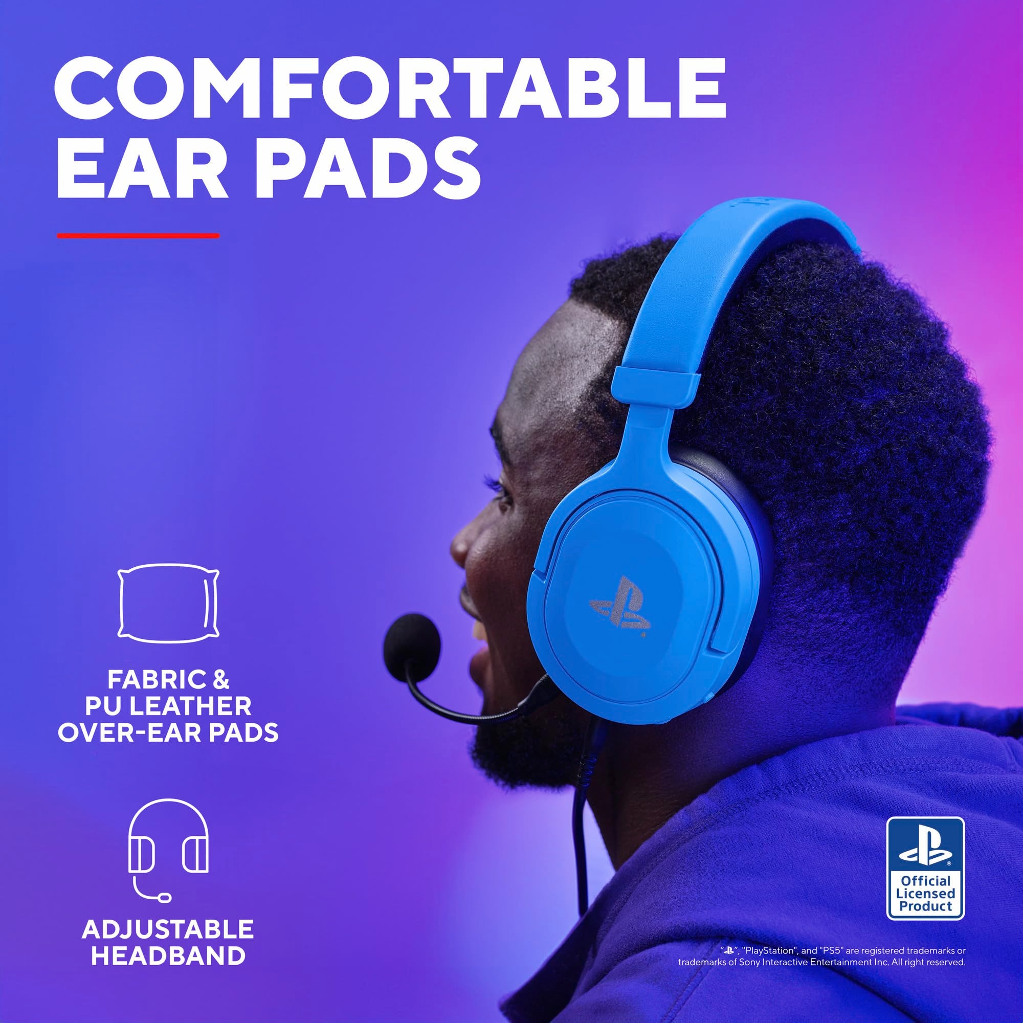 Trust Gaming GXT 498B Forta Officially Licensed PS5 Gaming Headset 3