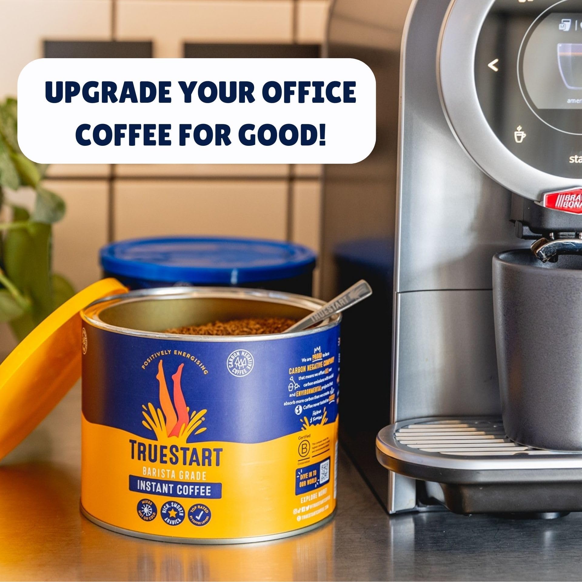 TRUESTART Barista Grade Instant Coffee - 750g Freeze Dried Colombian Arabica 4