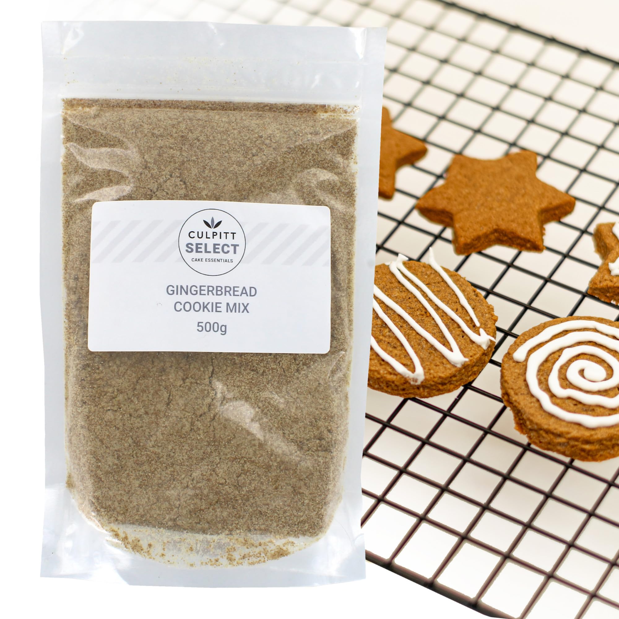 Culpitt Select Gingerbread Cookie Mix - Just Add Water | Makes 16 Cookies | 500g
