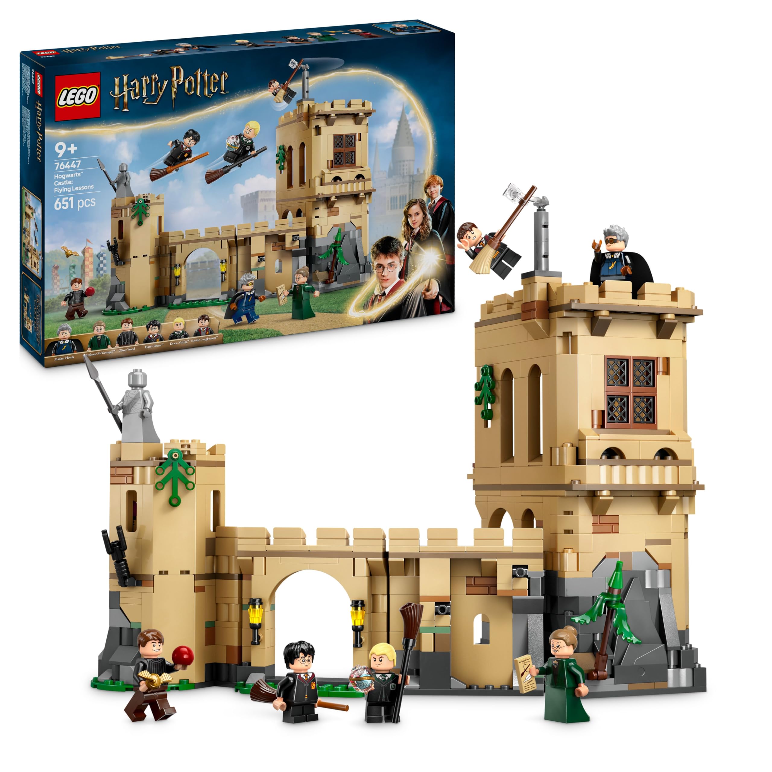 LEGO Harry Potter Hogwarts Castle: Flying Lessons Set 76447 | Ages 9+
