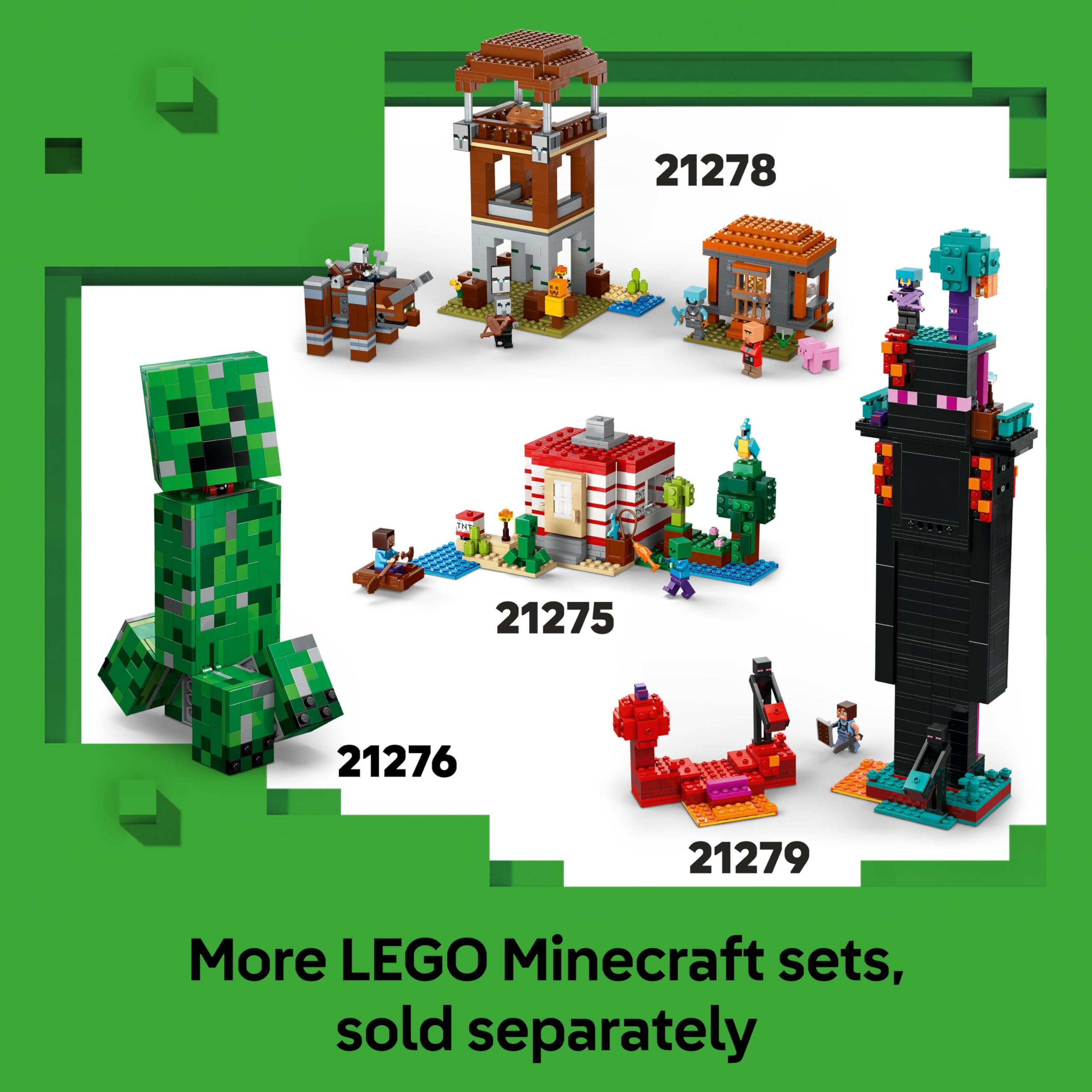 LEGO Minecraft The Pickaxe Mine Building Set 21277 | Ages 8+ | Includes Alex & Spider Jockey 7