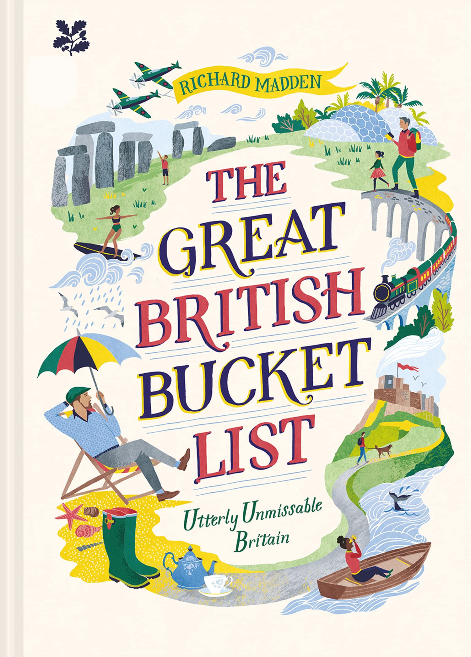National Trust Books The Great British Bucket List - 60 Achievable UK Adventures | Hardcover | 208 Pages