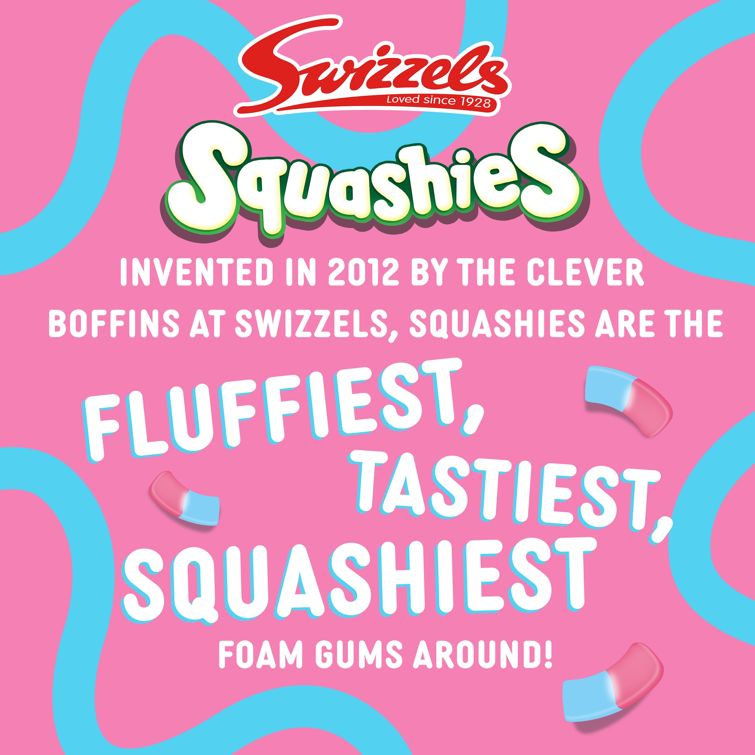 Swizzels Squashies Sweets - Bubblegum Flavour Multipack (12 x 140g) 2