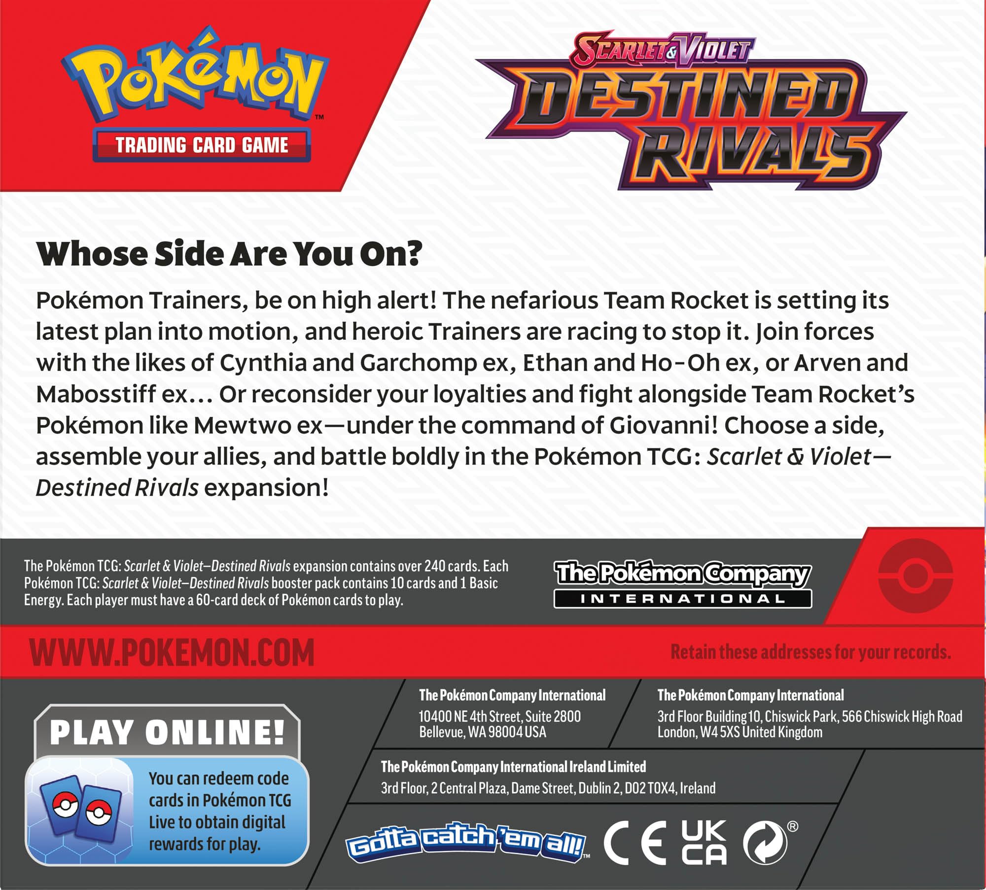 Pokémon TCG: Scarlet & Violet - Destined Rivals Booster Display Box | 36 Packs 9