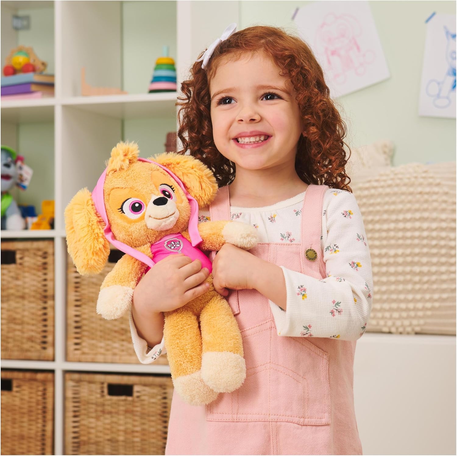 GUND PAW Patrol Skye Take-Along Buddy Plush Toy - 33cm Floppy Body for Toddlers 2