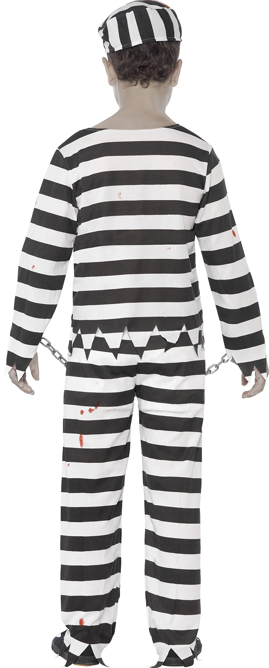 Smiffys Zombie Convict Costume - Child Age 10-12 Years