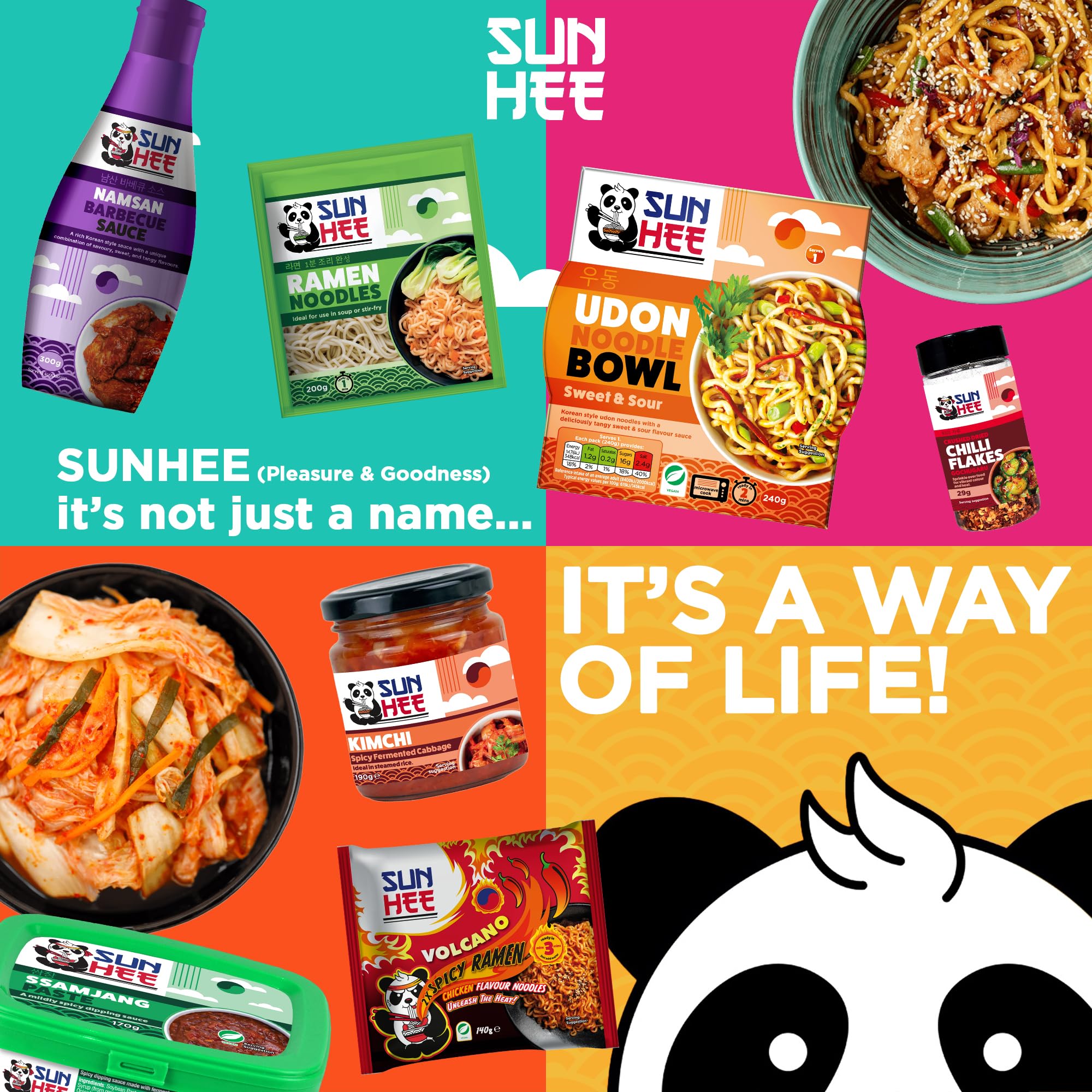 Sun Hee Udon Noodles - Thick & Chewy, Ready-to-Eat | 200g Pack of 1 6