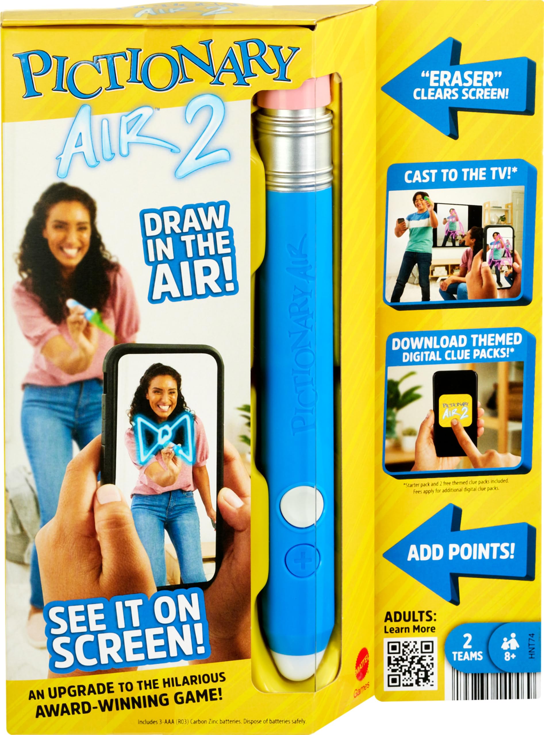 Fisher-Price Pictionary Air 2 Electronic Drawing Game for Kids and Family | Award-Winning Air-Drawing Game | HNT74 1