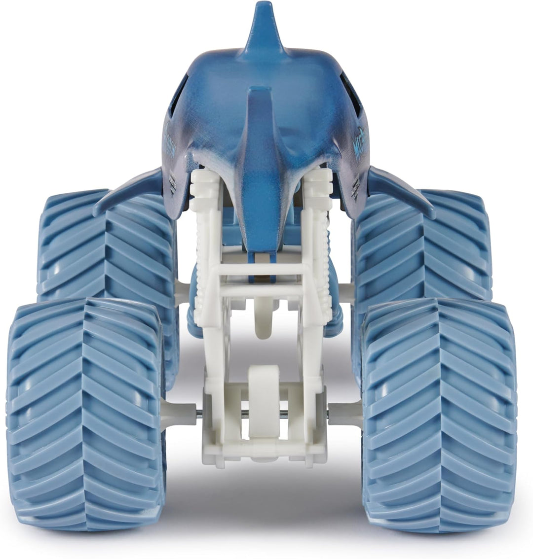 Monster Jam 1:24 Scale Die-Cast Megalodon Truck - Official BKT Tyres & Working Suspension