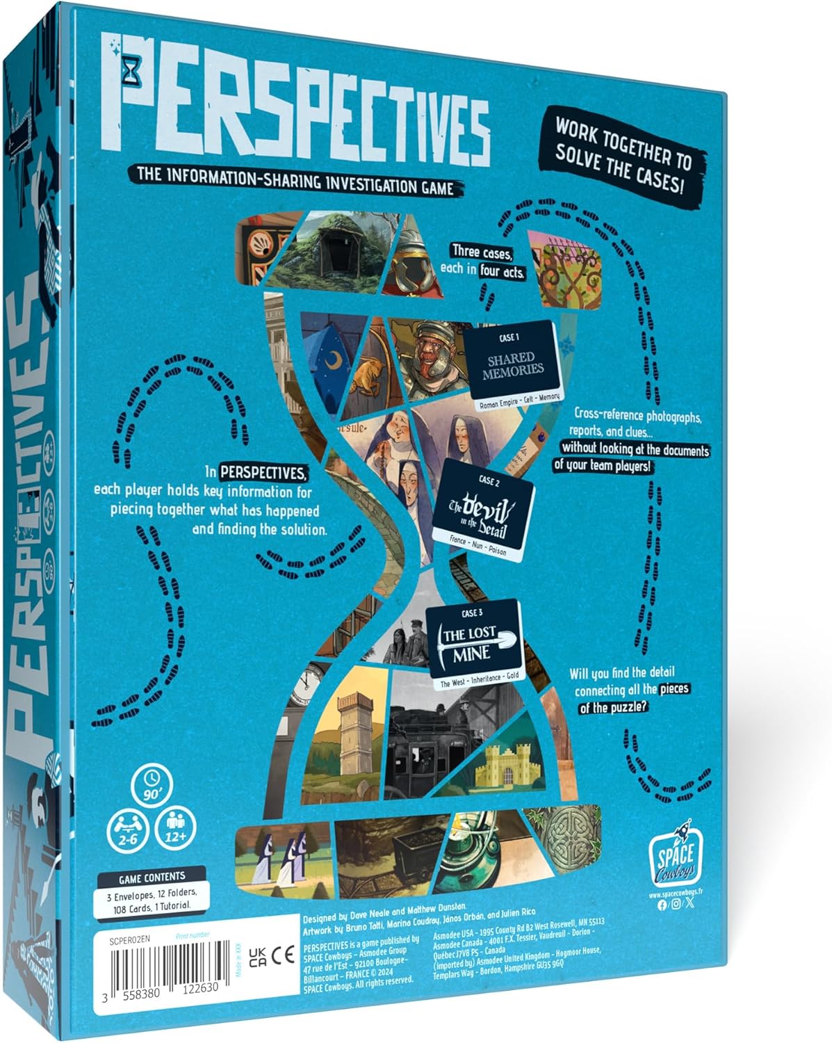 Space Cowboys Perspectives Blue Box Cooperative Mystery Card Game 5