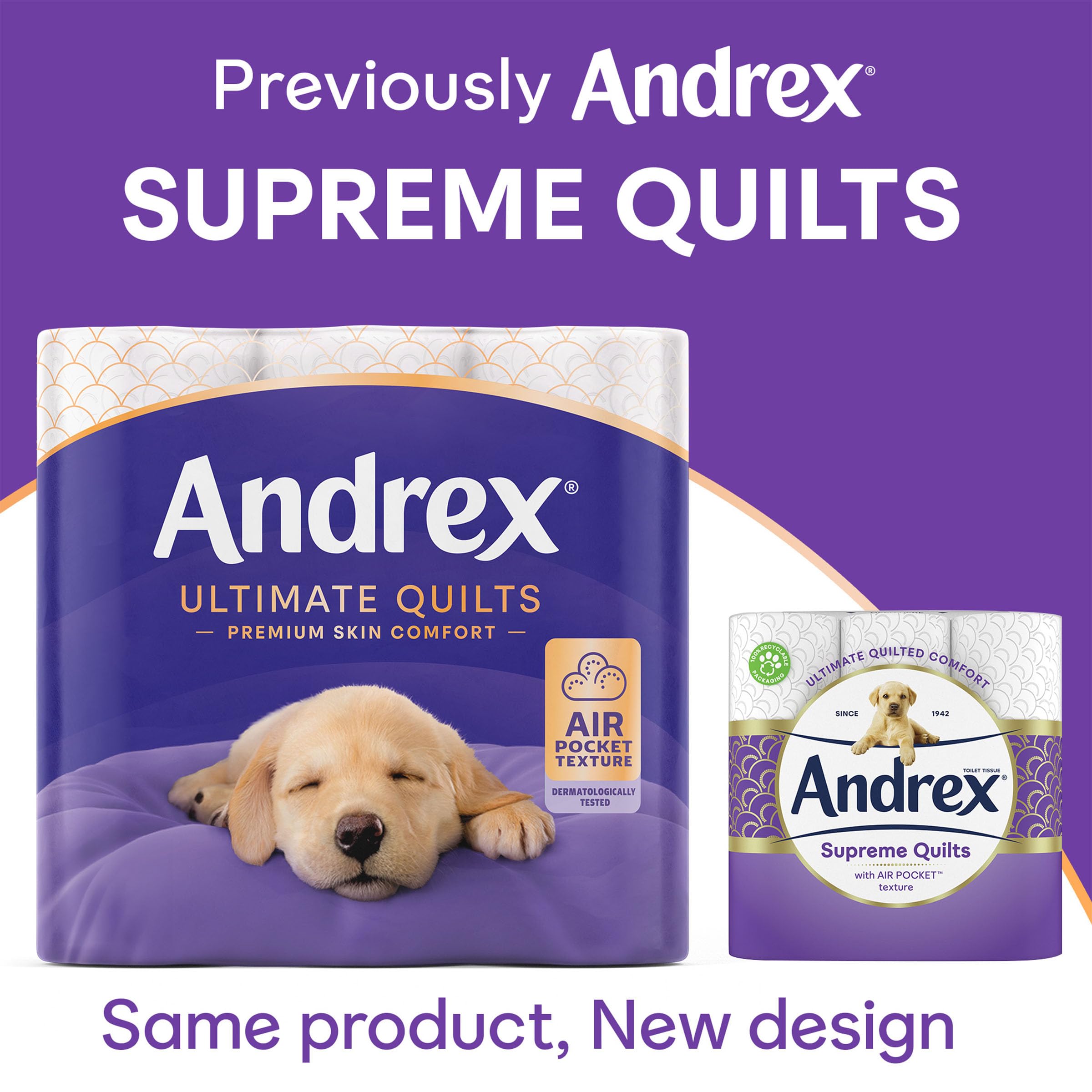 Andrex Ultimate Quilt Toilet Roll - 24 Rolls, 3-Ply, Thick & Super Soft Sheets 4
