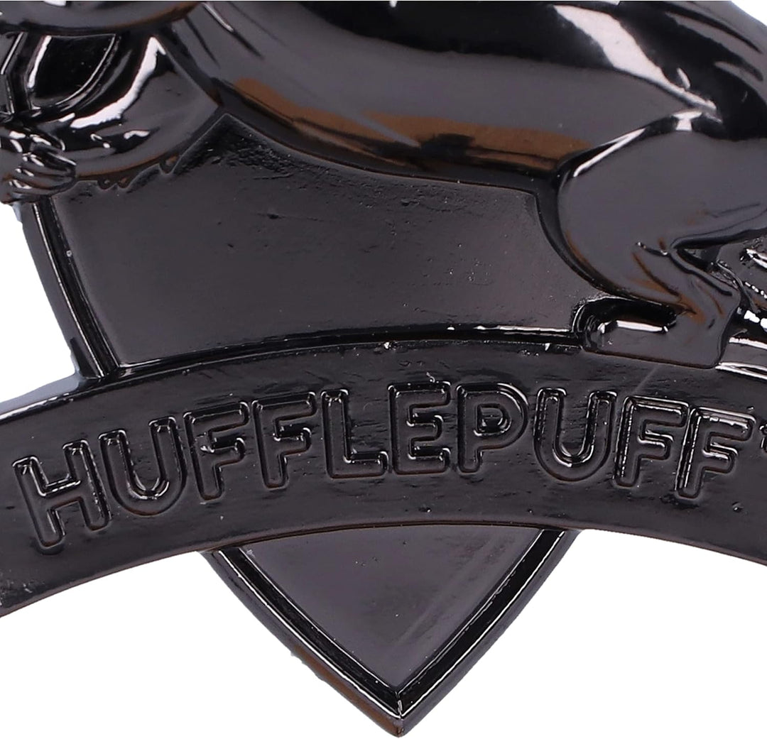 Nemesis Now Harry Potter Hufflepuff Crest (Silver) Hanging Ornament 5.8cm, Resin