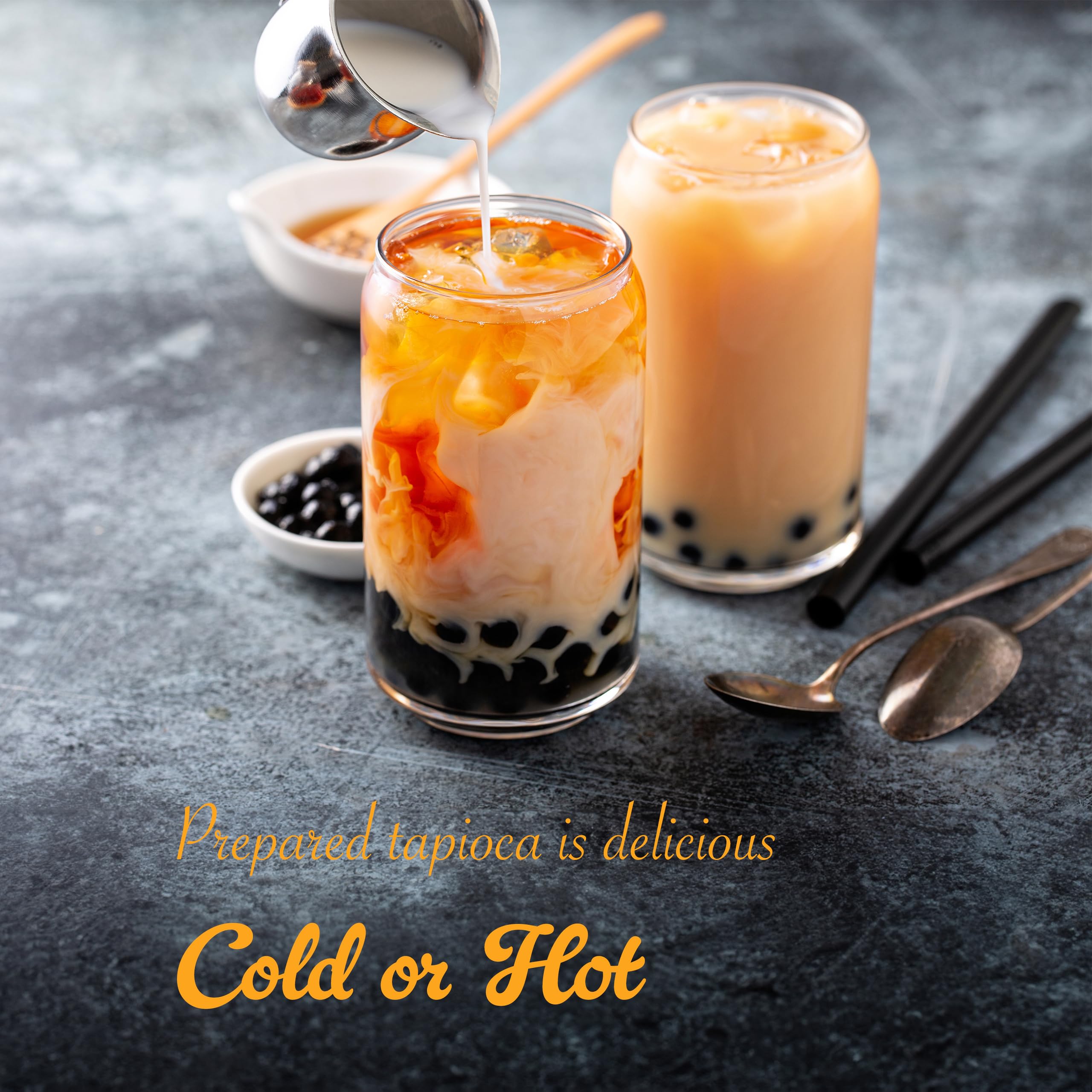 WuFuYuan Black Tapioca Pearl - Chewy Texture for Bubble Tea | 250g 4