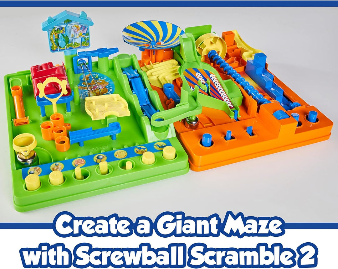 TOMY Screwball Scramble Classic Action Board Game