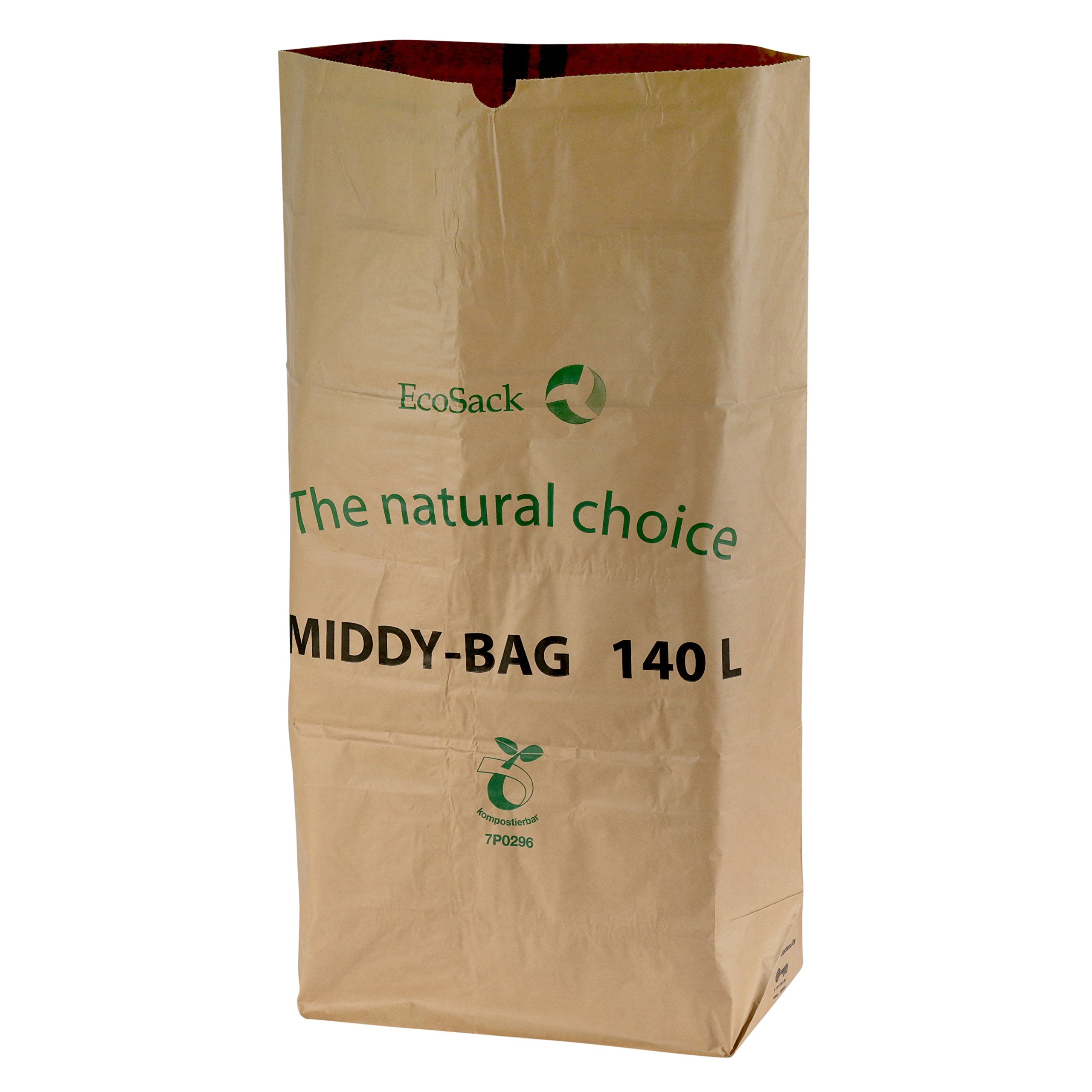 All-Green 140 Litre Compostable Wheelie Bin Liners - Pack of 10 | Biodegradable Paper | OK Compost Certified 1