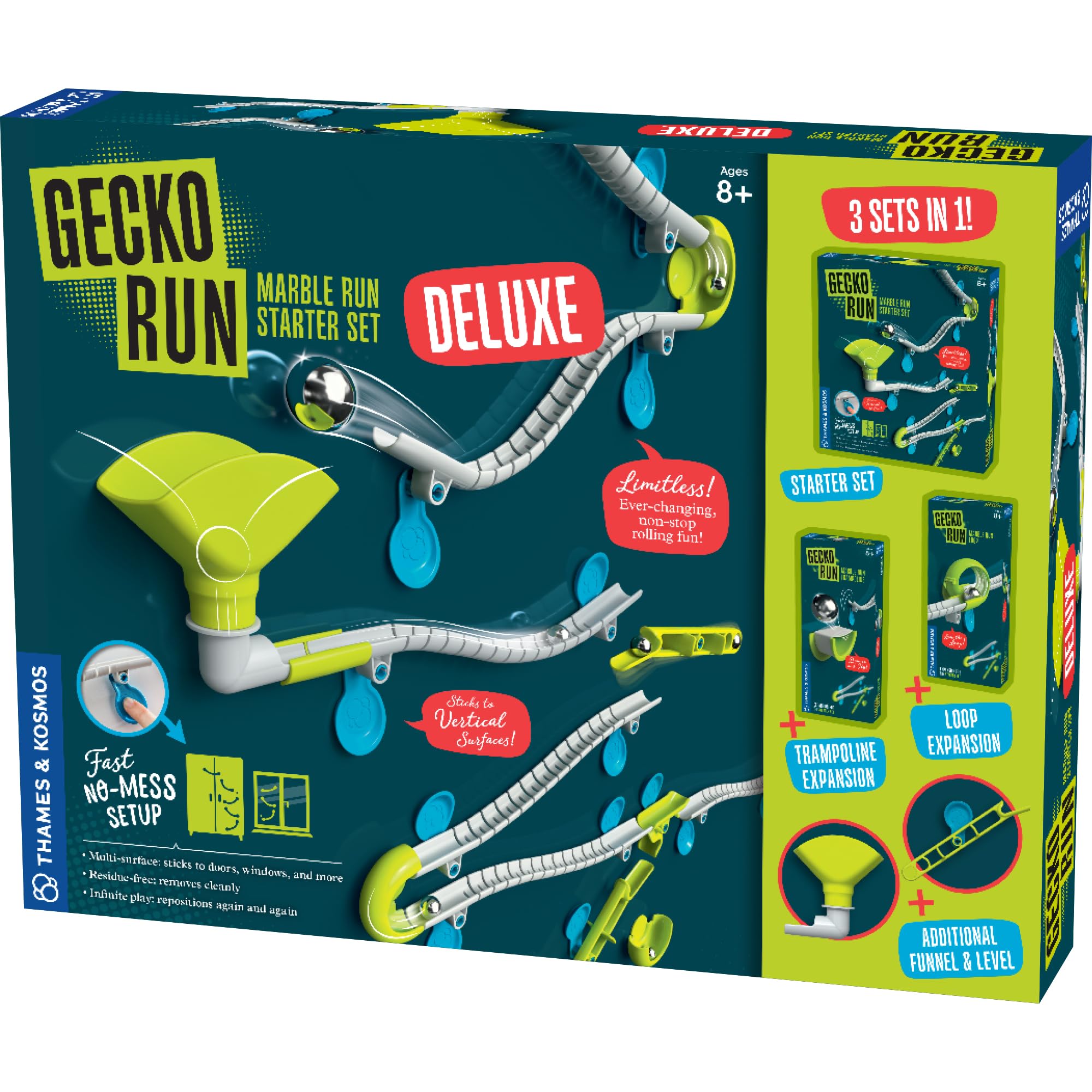 Thames & Kosmos Gecko Run Deluxe Marble Run Kit 7