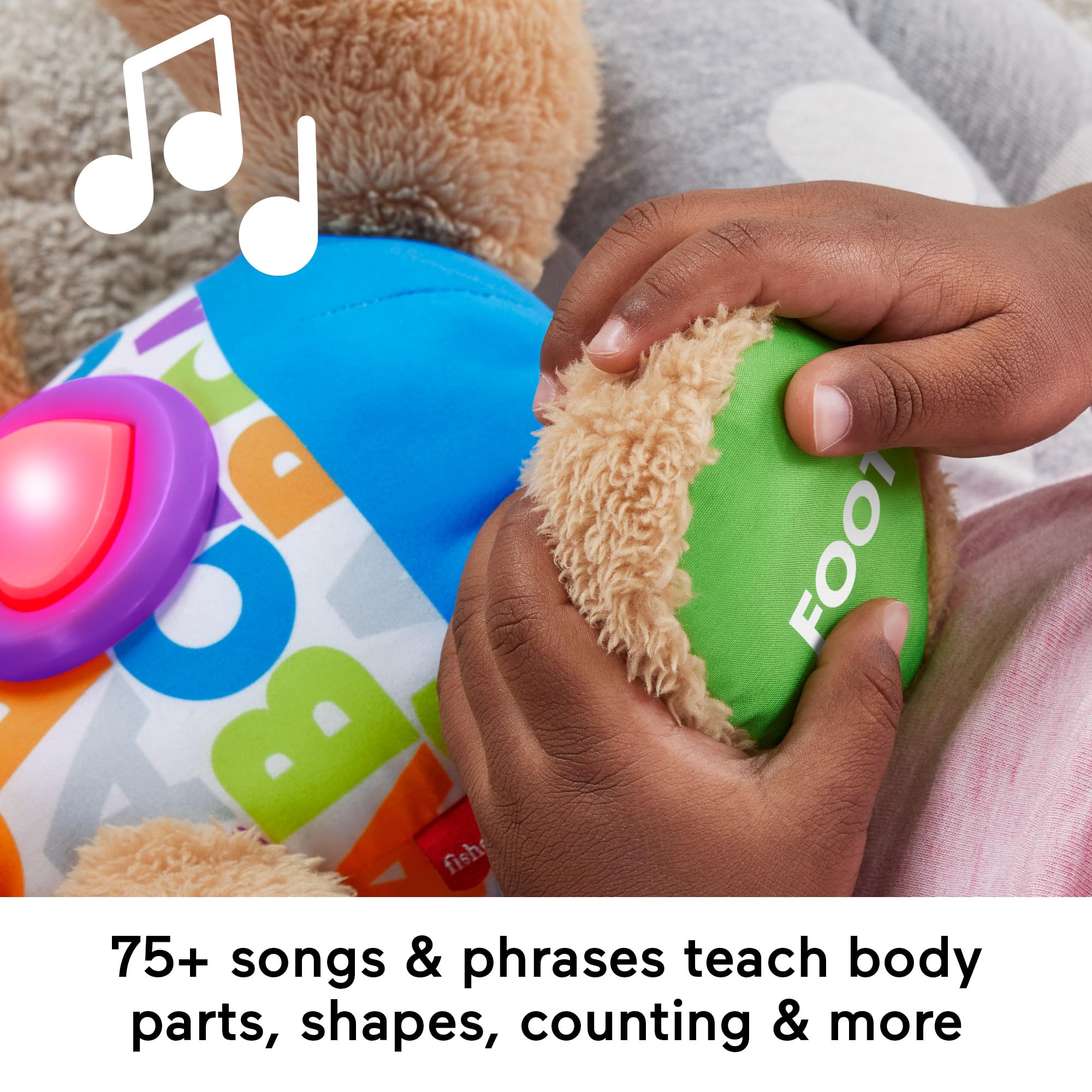 Fisher-Price Smart Stages Puppy - Interactive Educational Plush Toy for 6+ Months 4