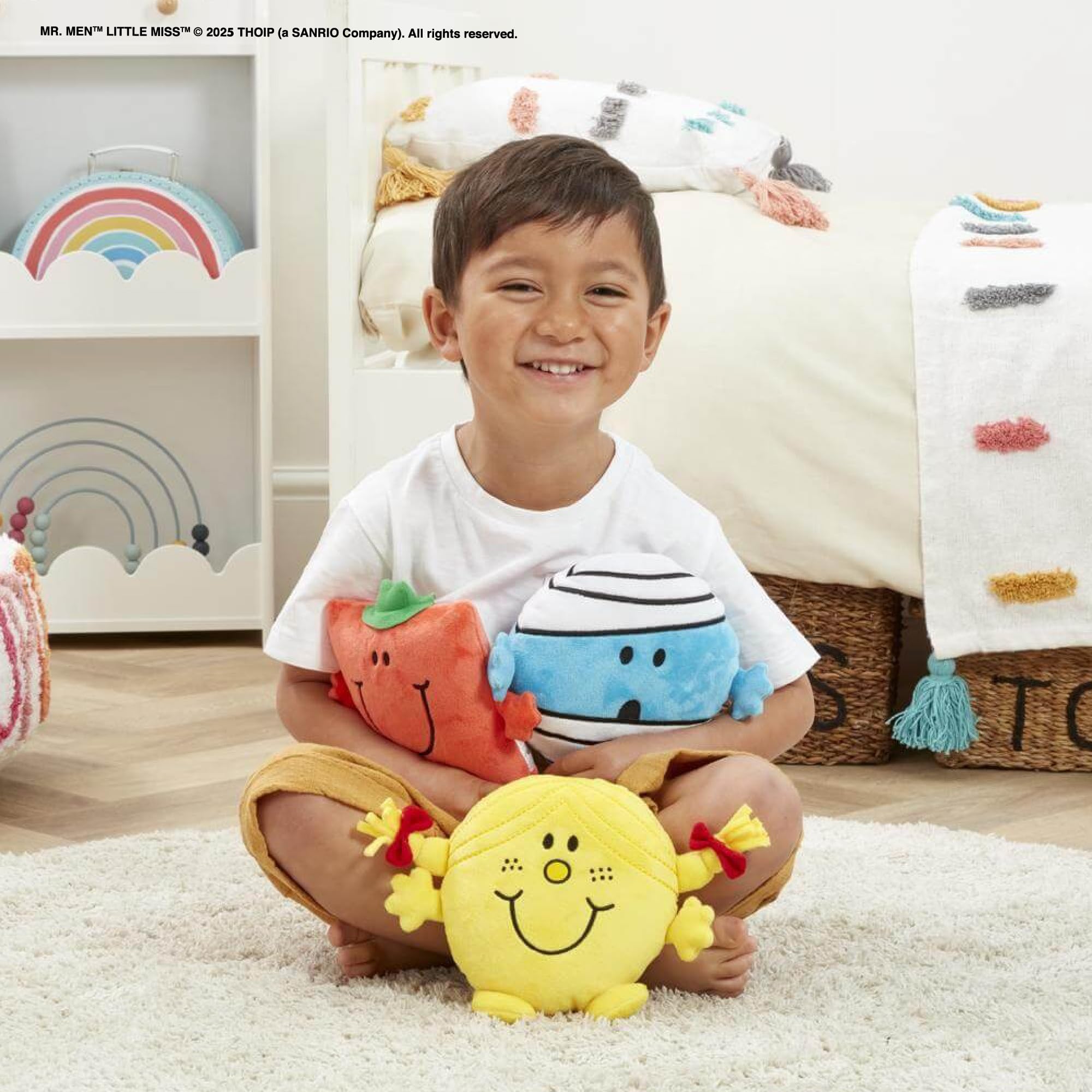 Rainbow Designs Mr Bump Small Plush Toy - Iconic Character Design | Huggably Soft Polyester 5
