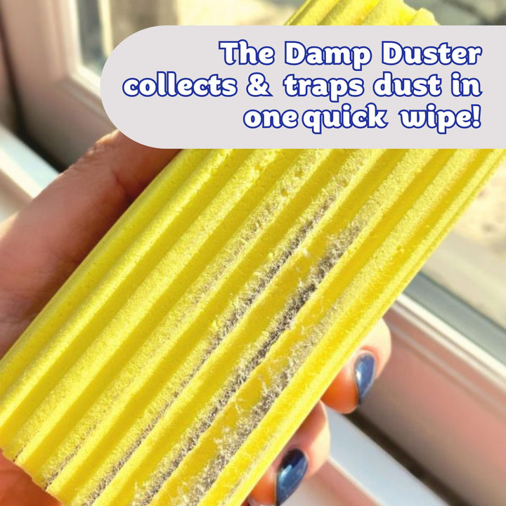 Scrub Daddy Damp Duster - Multipurpose Cleaning Sponge for Blinds, Radiators & Skirting Boards