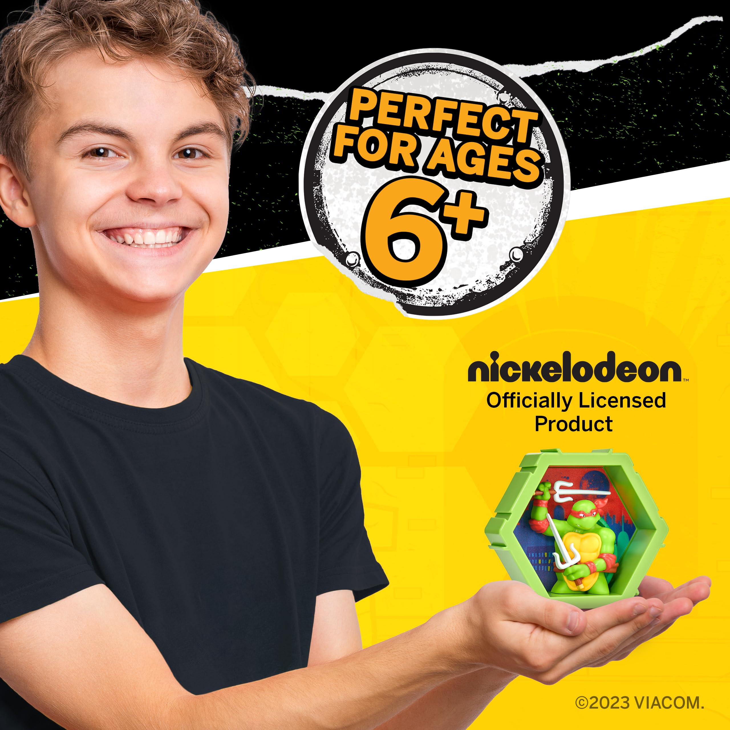 WOW! PODS - Raphael 4D Connectable Bobblehead Figure | TMNT Collectible | Series 1 No. 434 6