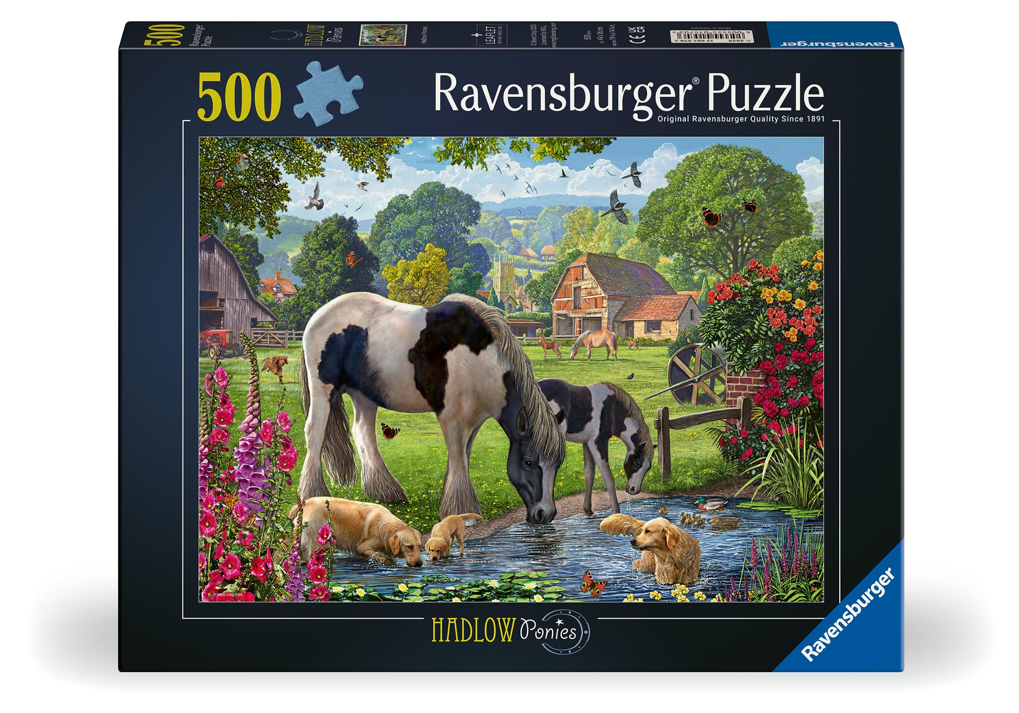 Ravensburger Hadlow Ponies Jigsaw Puzzle - 500 Pieces for Adults and Kids 10+ 1