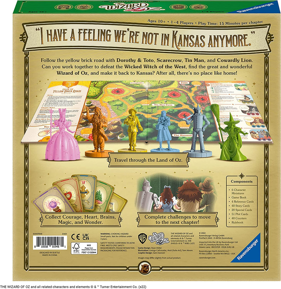 Ravensburger The Wizard of Oz Adventure Book Game