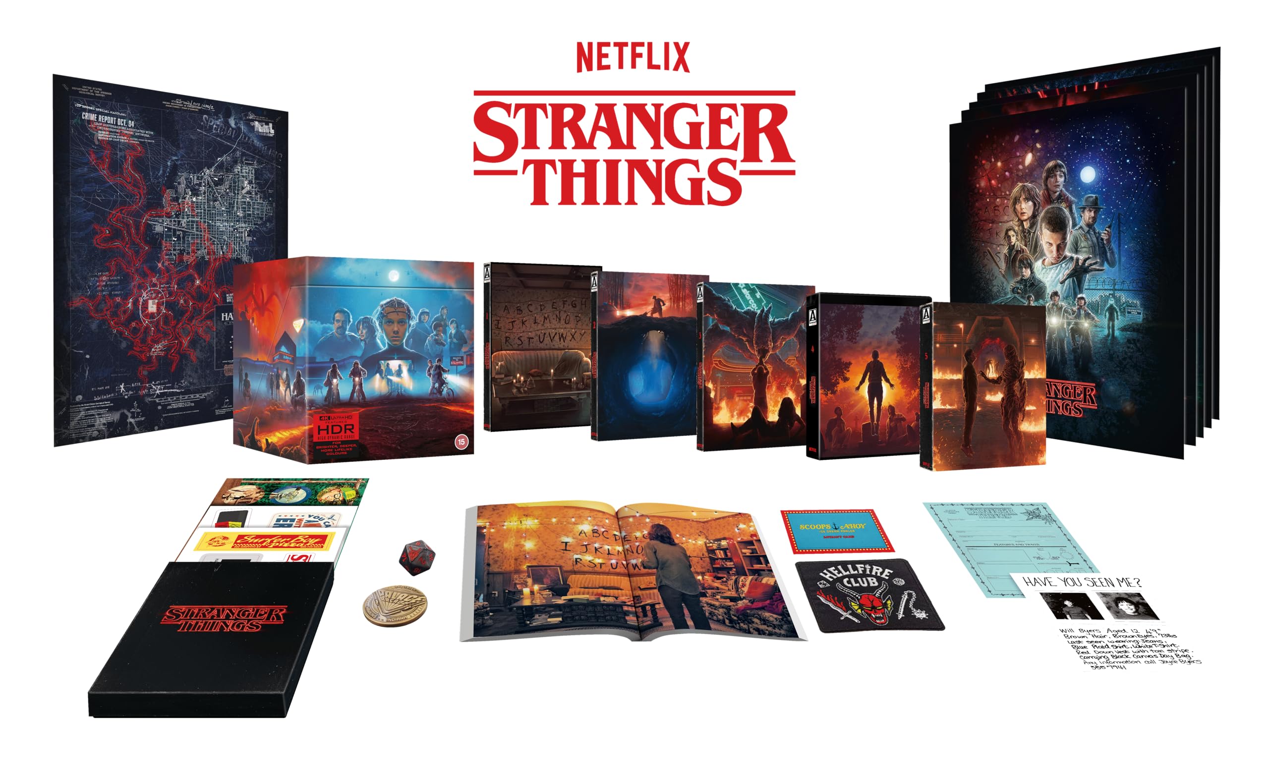 Stranger Things: The Complete Series [4K UHD Blu-ray Box Set]