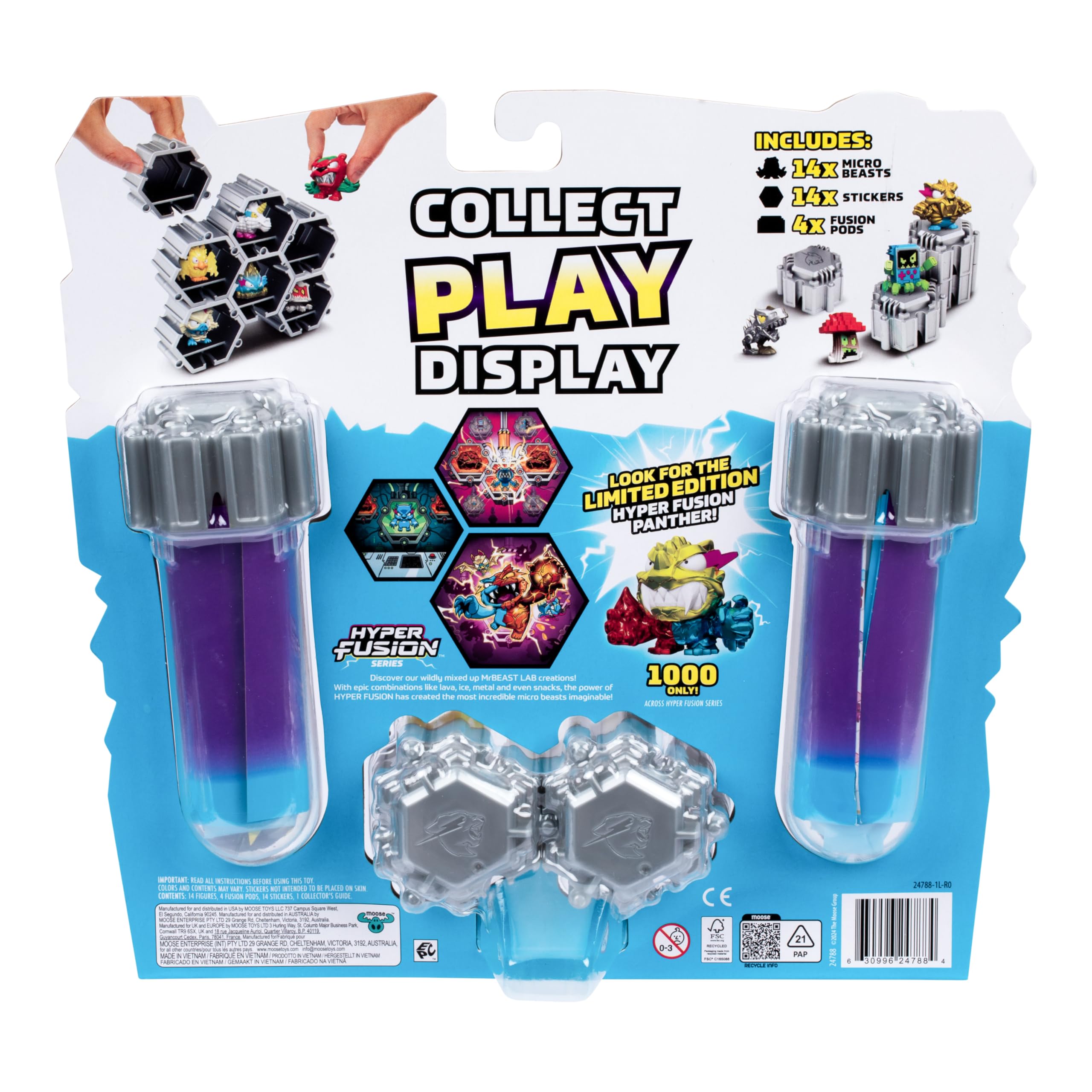MrBeast Lab Swarms Hyper Fusion Series - Milk Bones Collectibles Mega Lab Pack 5