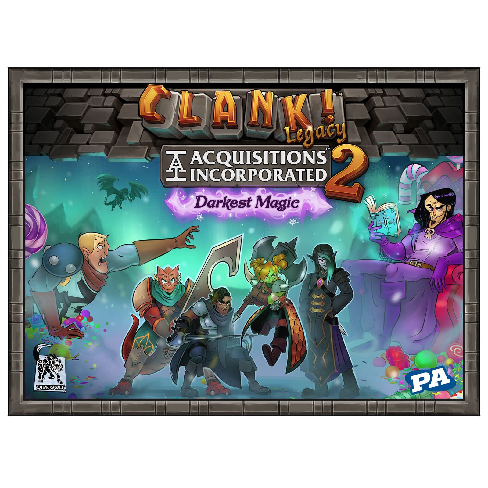 Dire Wolf Clank! Legacy 2: Acquisitions Incorporated – Darkest Magic Board Game | 2-4 Players | Unisex Adult 2