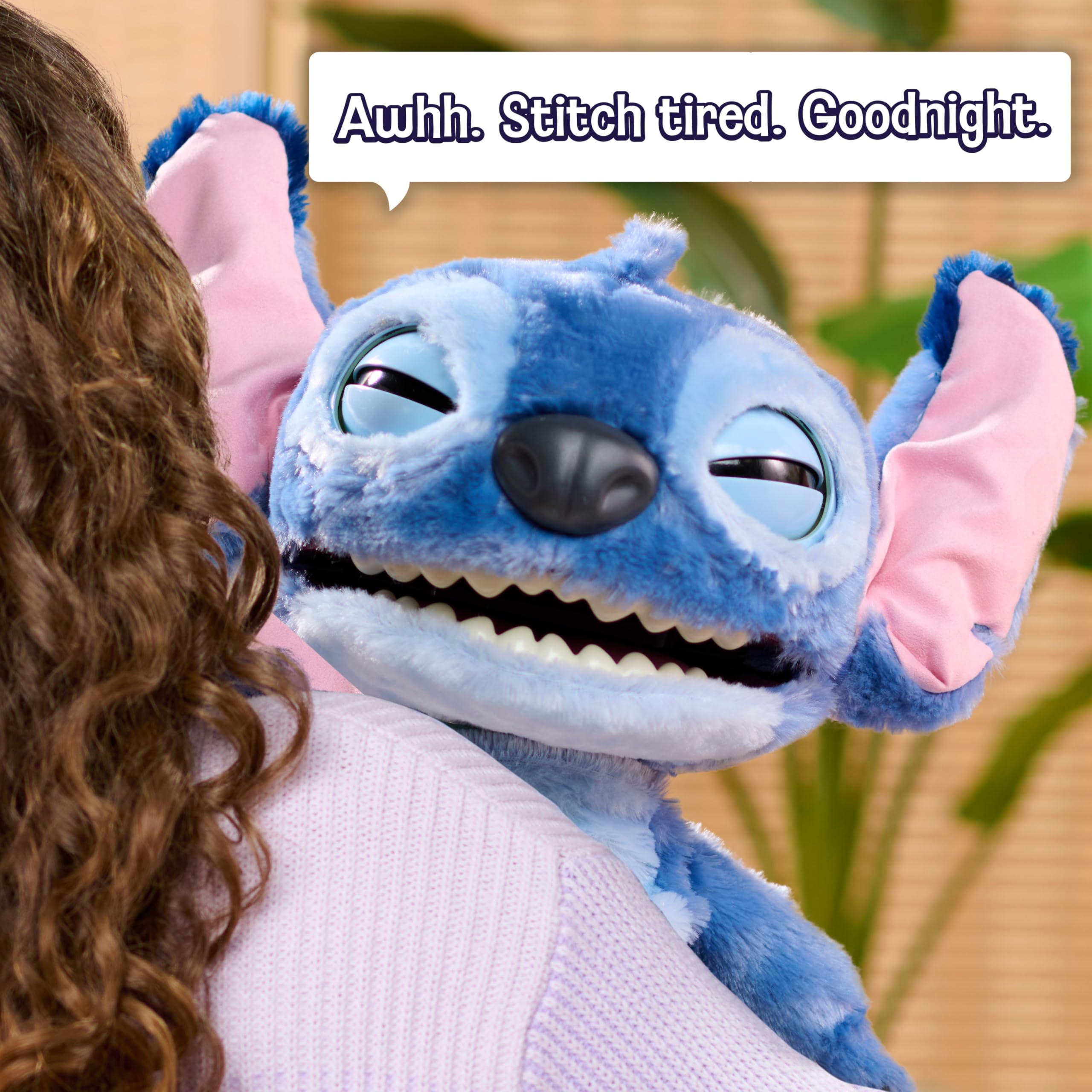 Disney Stitch Ultimate Interactive 17" Plush Toy - 100+ Sounds & Movements