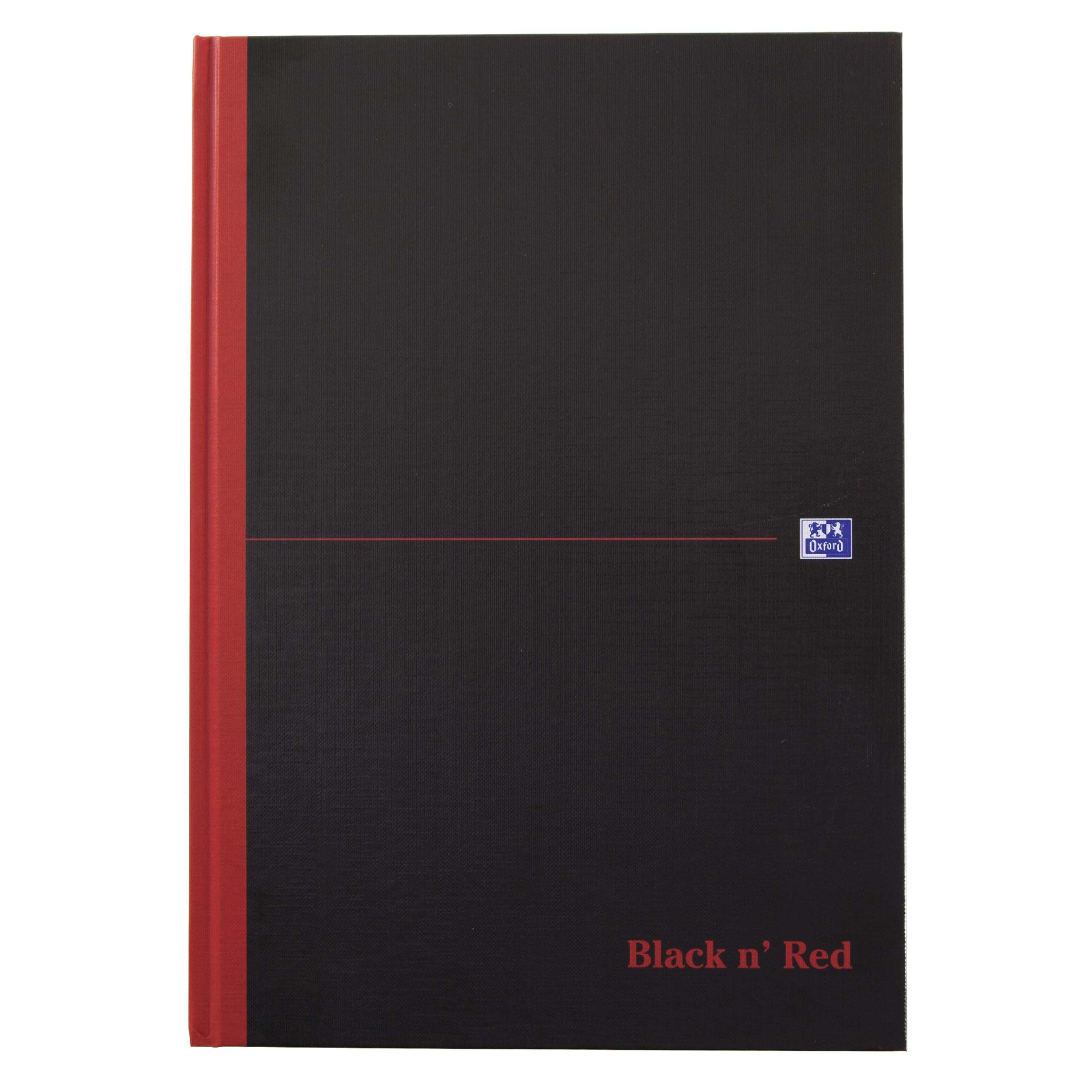 Black n' Red A4 Hardback Composition Notebook | Narrow Ruled with Margin | 96 Pages 1